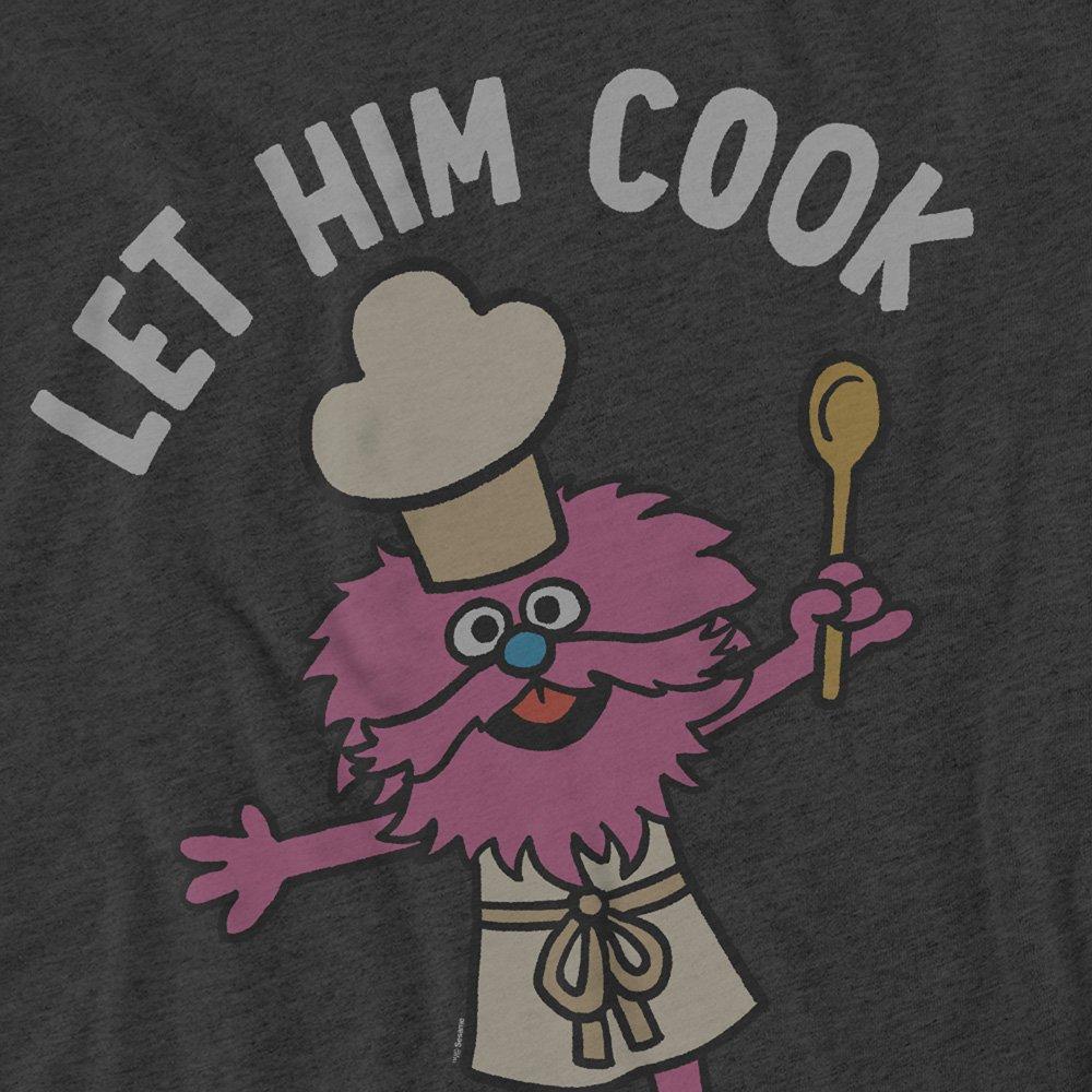 Grey - Sesame Street - Sesame Street Let Him Cook T-Shirt Charcoal - 2