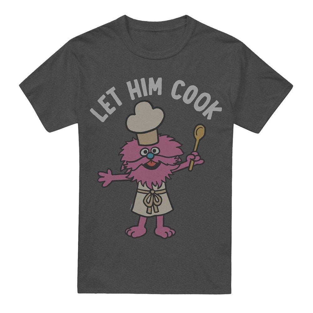 Grey - Sesame Street - Sesame Street Let Him Cook T-Shirt Charcoal - 4