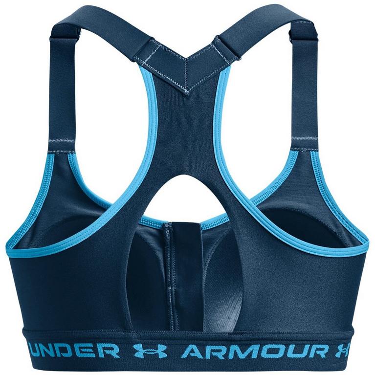 Women's Armour® High Crossback Zip Sports Bra | Under Armour