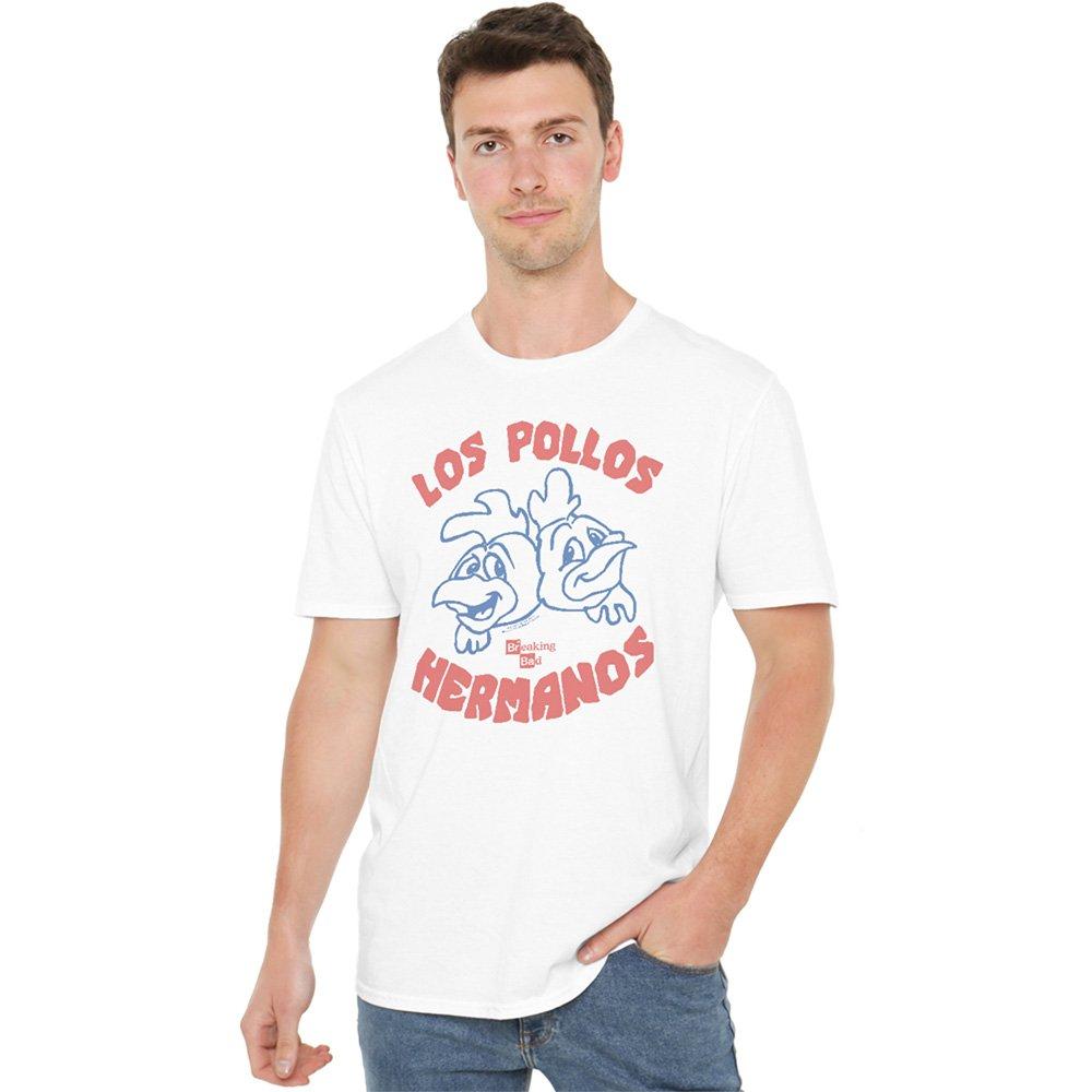 Breaking Bad Men's Los Pollos Hermanos T-Shirt Whit - White - XXL
