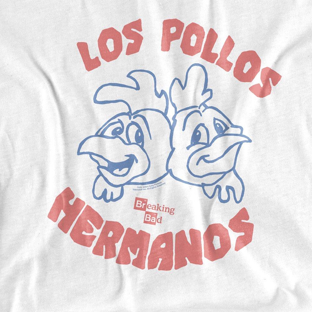 White - Breaking Bad - Breaking Bad Los Pollos Hermanos Mens T-Shirt Whit - 2