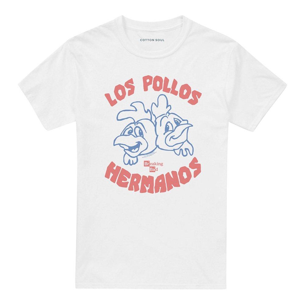 White - Breaking Bad - Breaking Bad Los Pollos Hermanos Mens T-Shirt Whit - 4