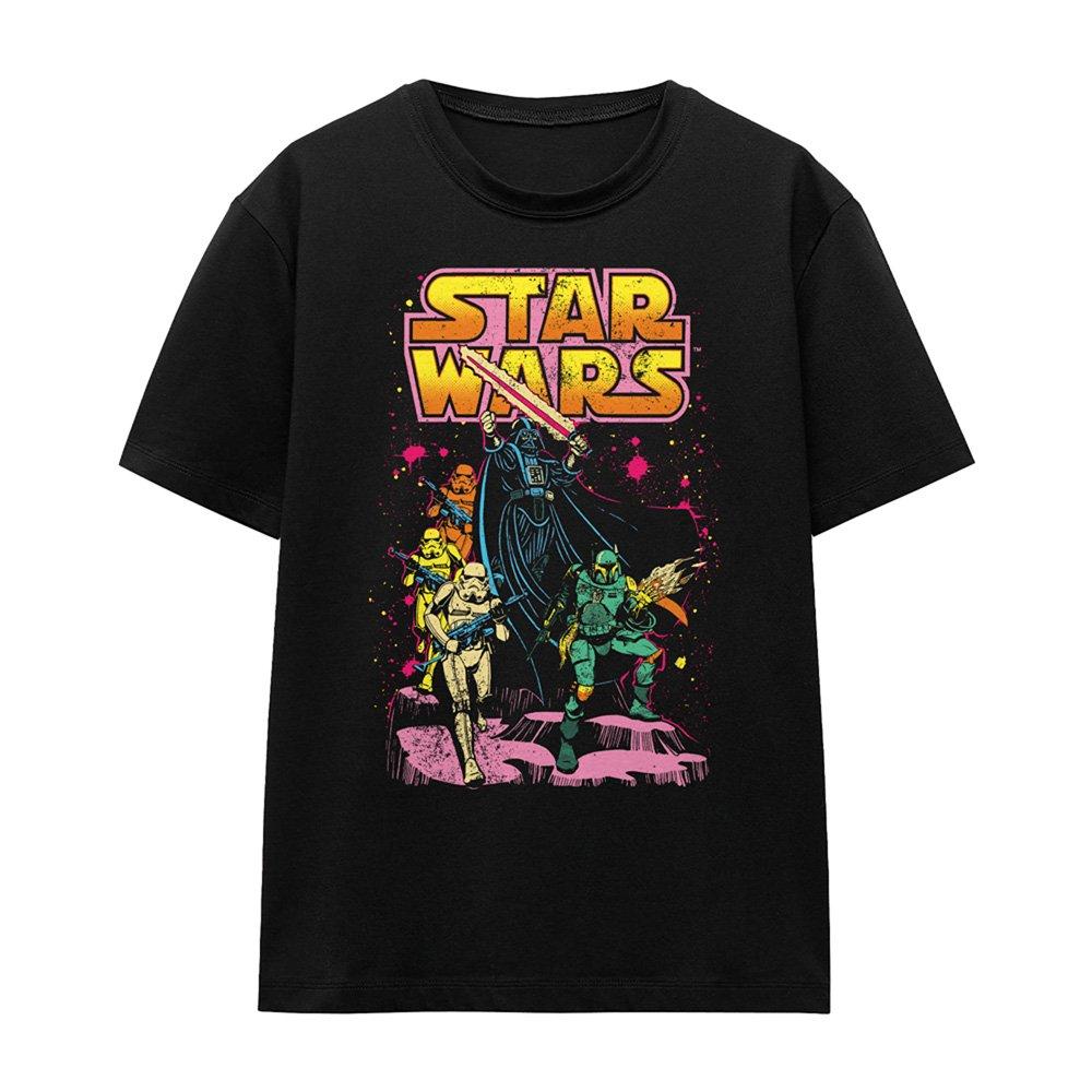 Black - Star Wars - Star Wars Flea Market Retro Villains T-Shirt Blac - 4