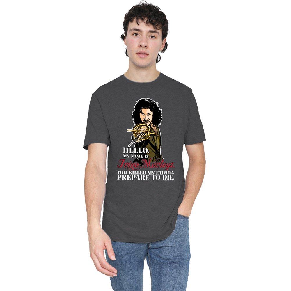 Grey - Other - Princess Bride Hello T-Shirt Charcoal - 1