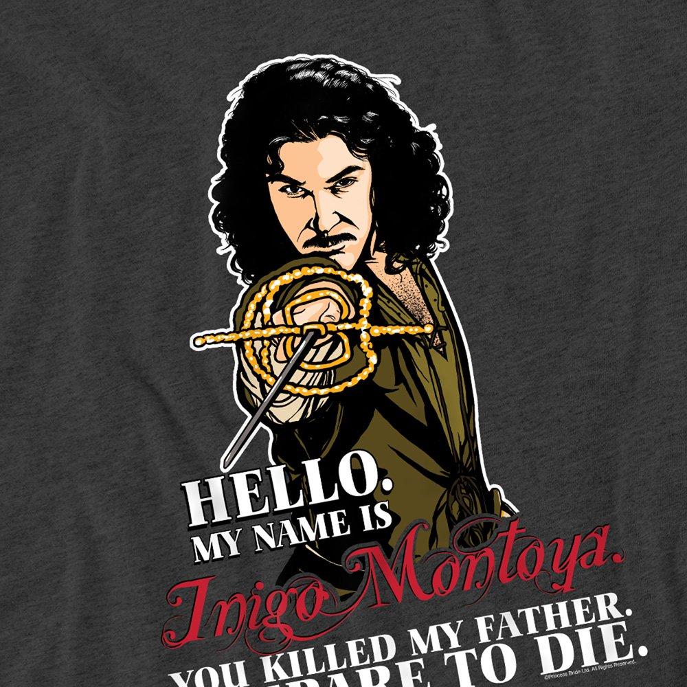 Grey - Other - Princess Bride Hello T-Shirt Charcoal - 2