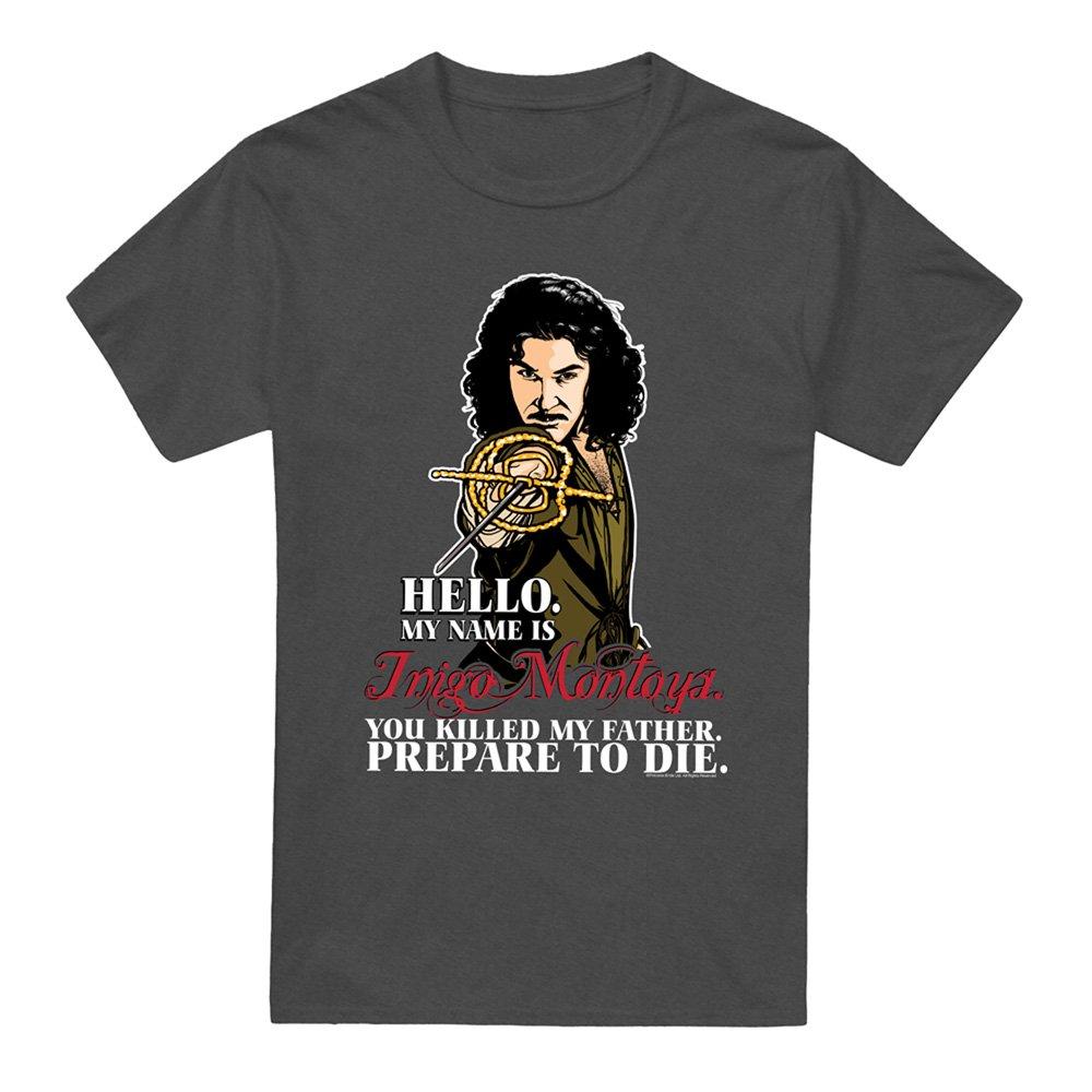 Grey - Other - Princess Bride Hello T-Shirt Charcoal - 4