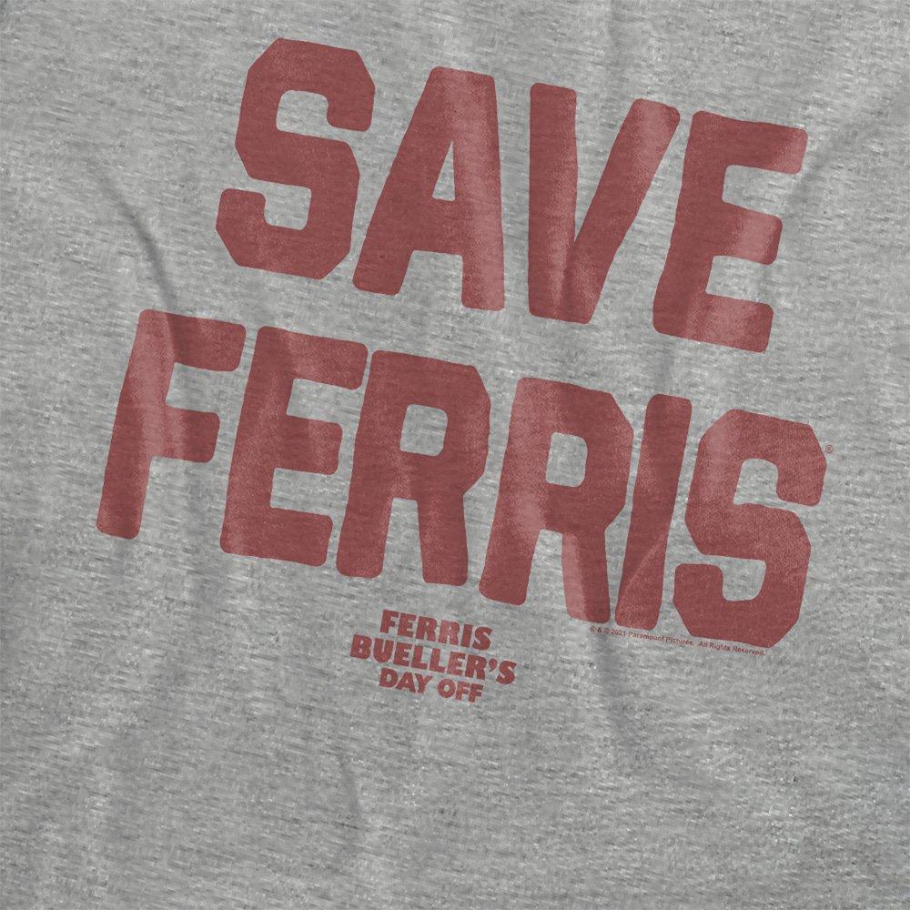 Grey - Other - Ferris Bueller The Save Ferris T-Shirt Athletic H - 2
