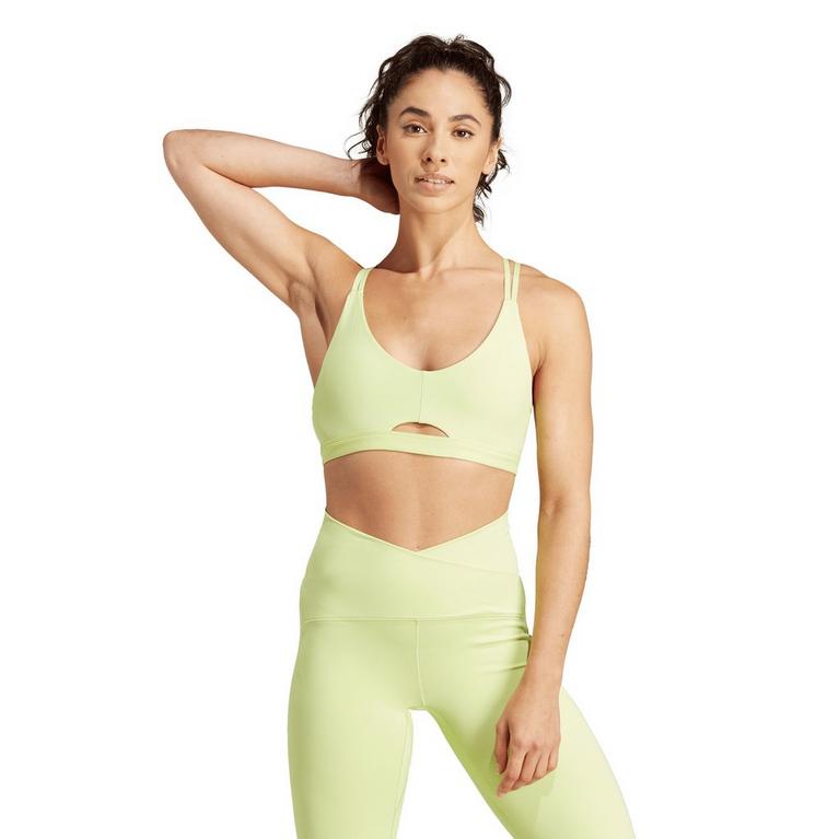 adidas, Yoga Studio Luxe Womens Light Support Sports Bra, Low Impact  Sports Bras