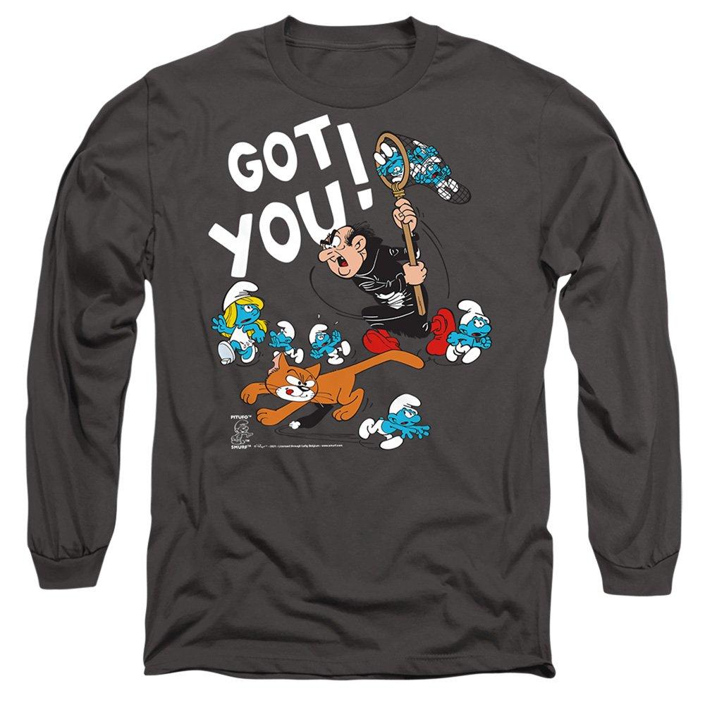 Grey - Other - Smurfs Gargamel And Azrael Long Sleeve T-Shirt Ch - 1