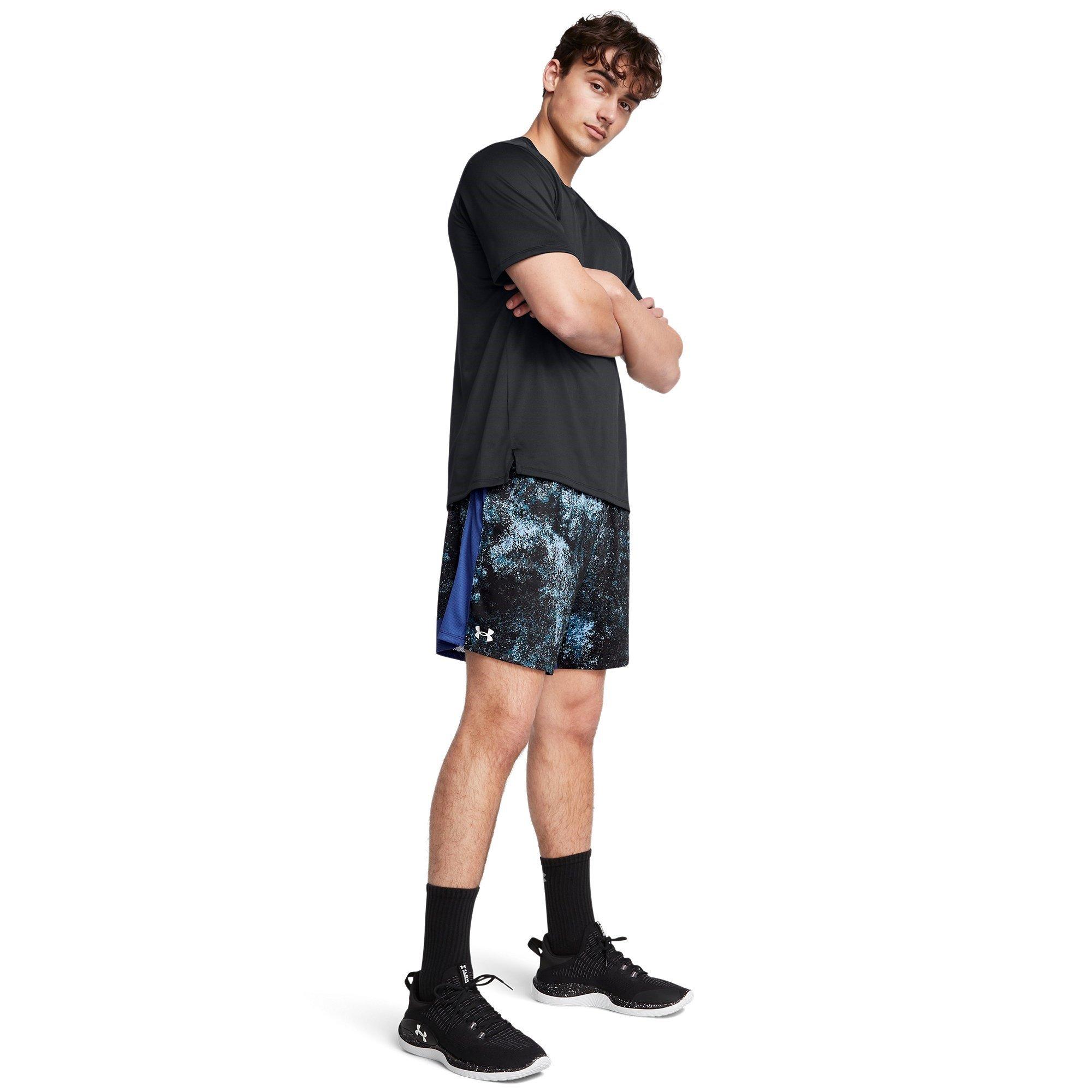 Tech Blue/Black - Under Armour - Tech Vent Performance Gym Shorts - 4