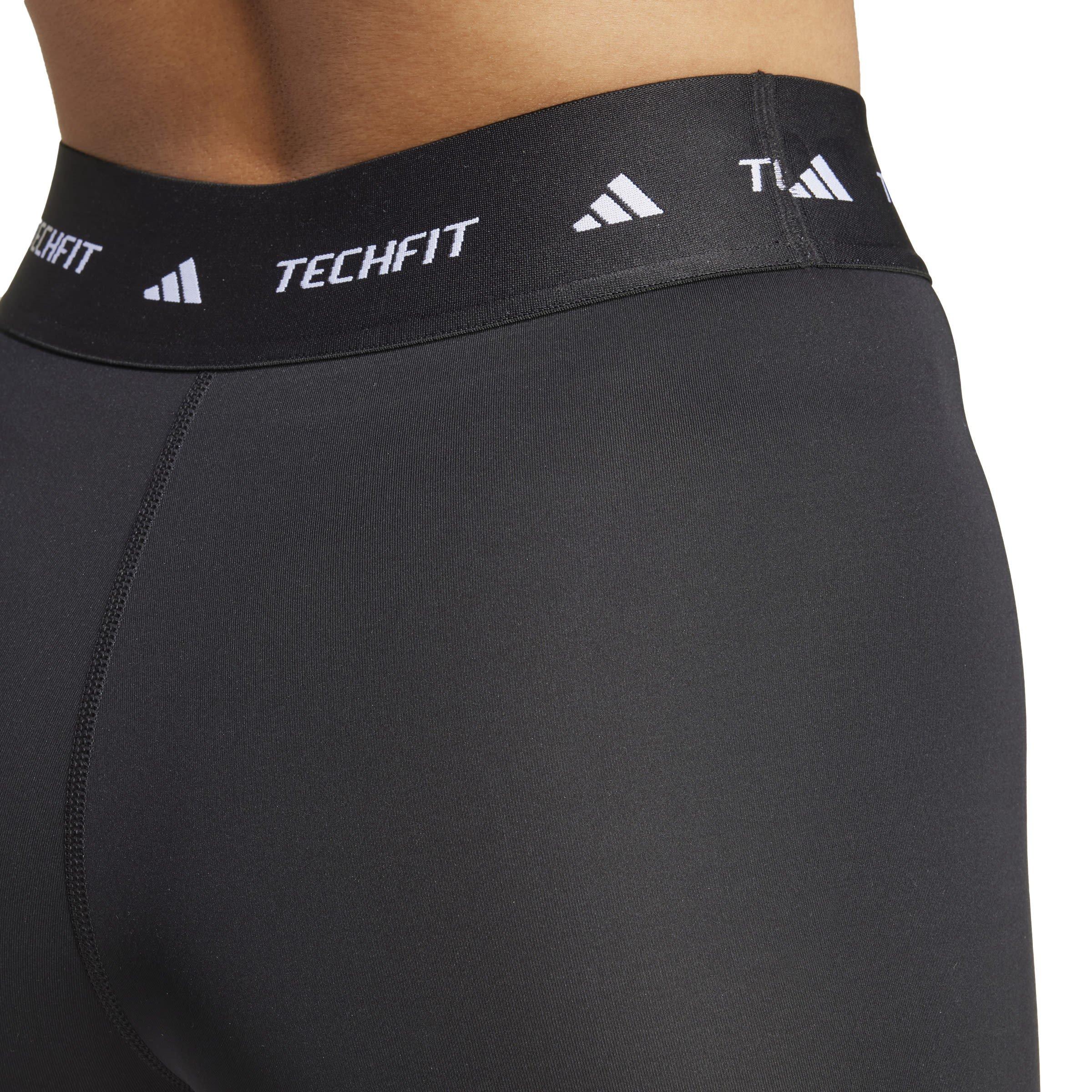 Zwart - adidas - TECHFIT Gym Short Womens - 6