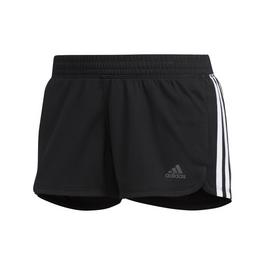 adidas Pacer Three Stripes Womens Knit Performance Shorts