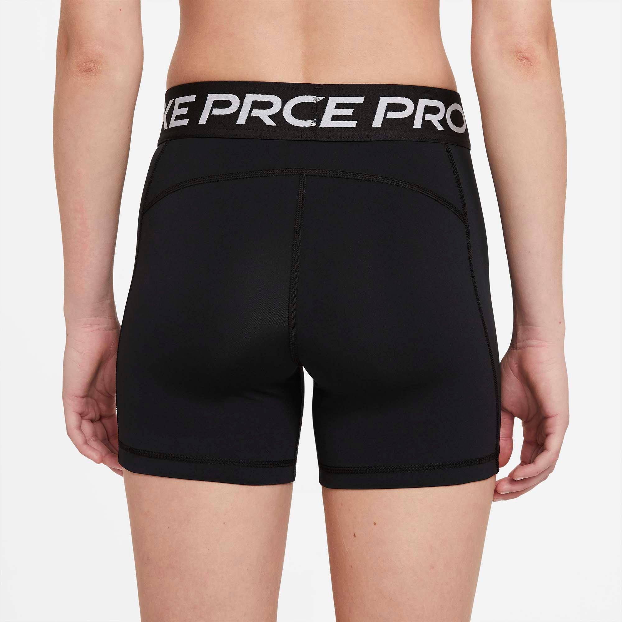 Black/White - Nike - Pro 365 Womens Base Layer Shorts - 2