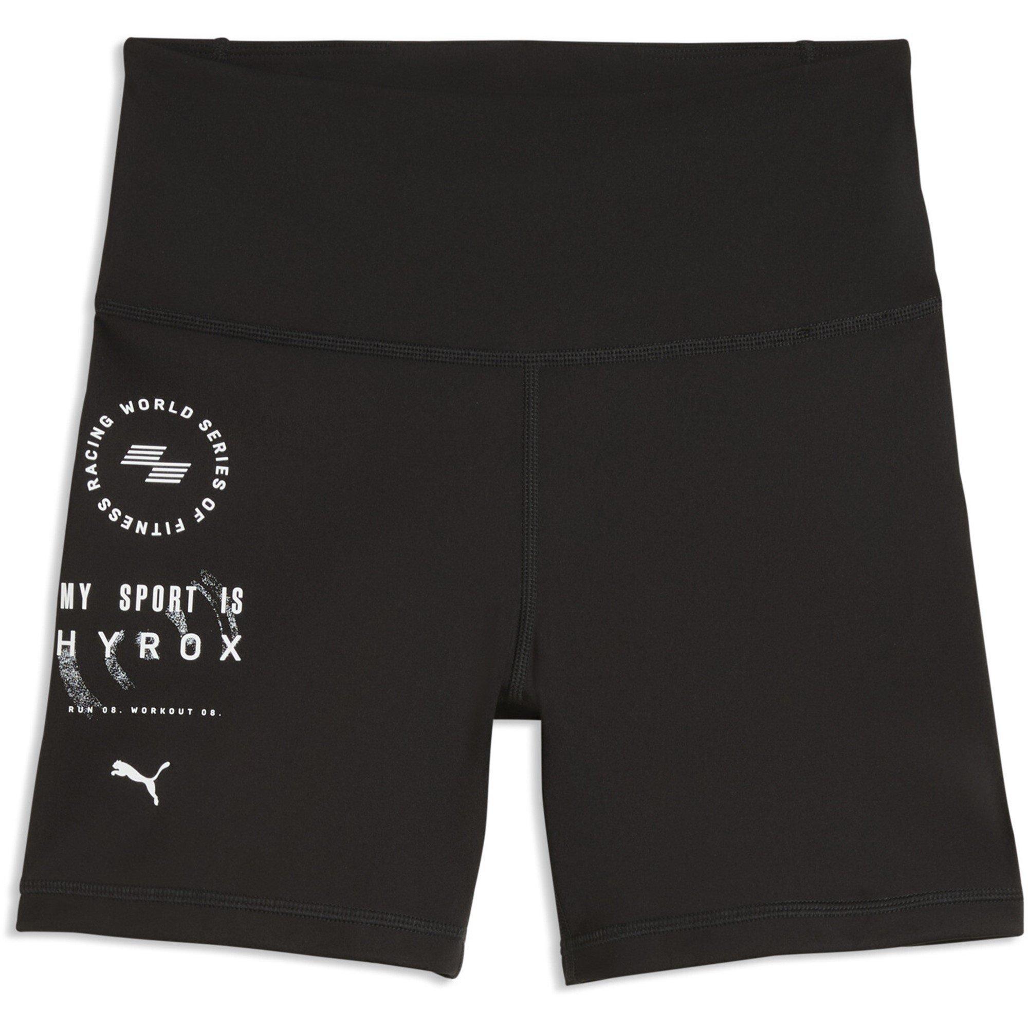 Negro - Puma - Womens Puma Hyrox Essentials Short Tights - 1
