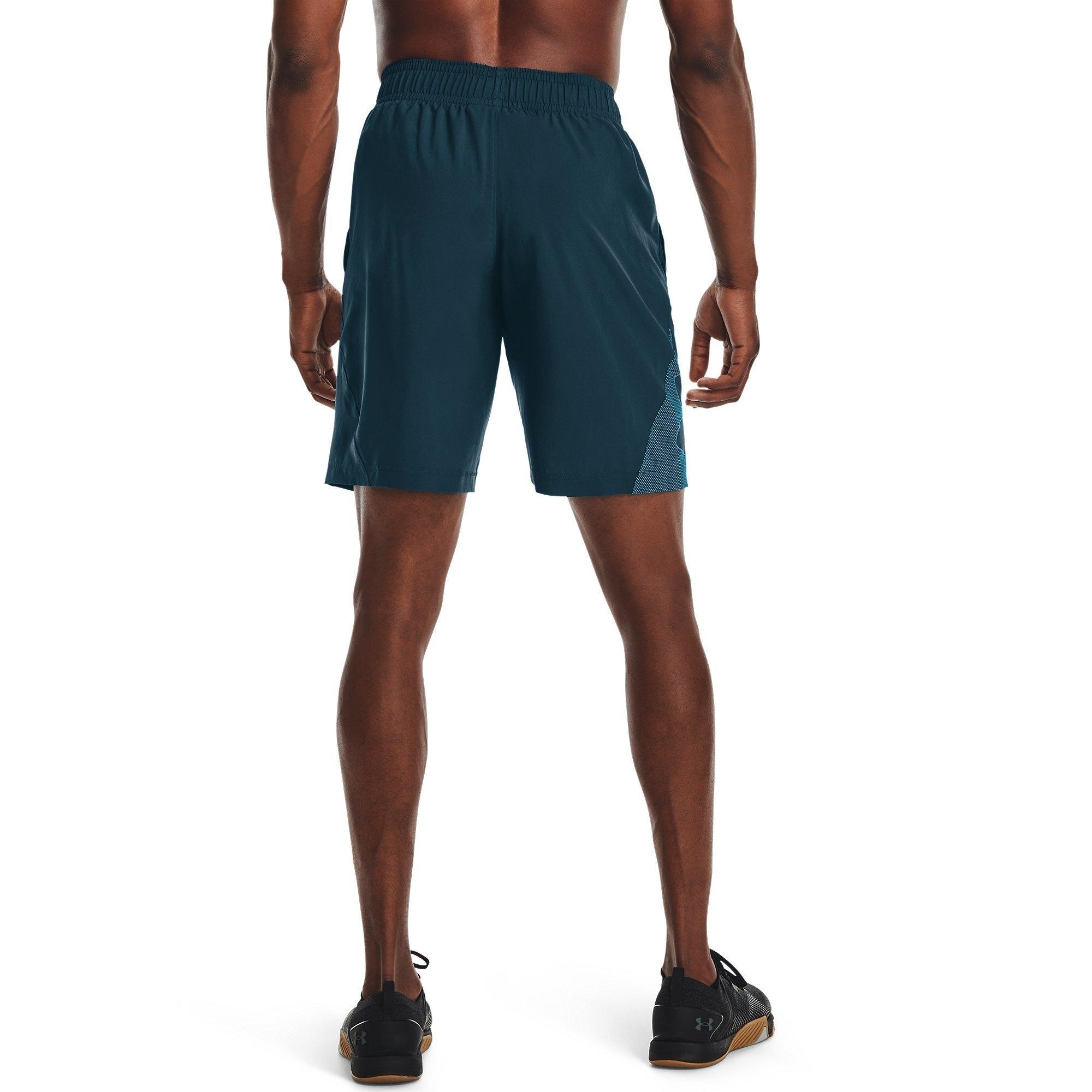 Blue Note/Blue - Under Armour - Under Woven Graphic Mens Performance Shorts - 3