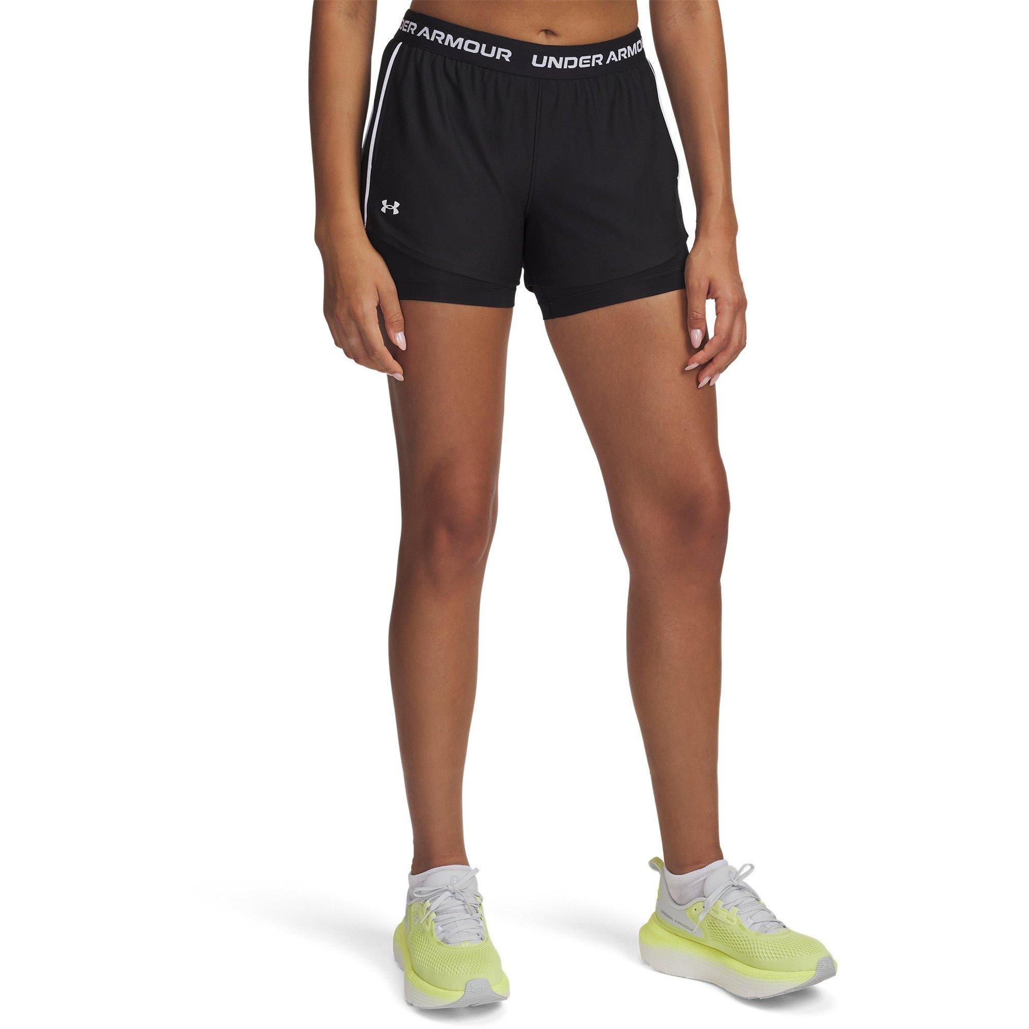 Zwart/Wit - Under Armour - Armour 2-in-1 Shorts Women' - 3