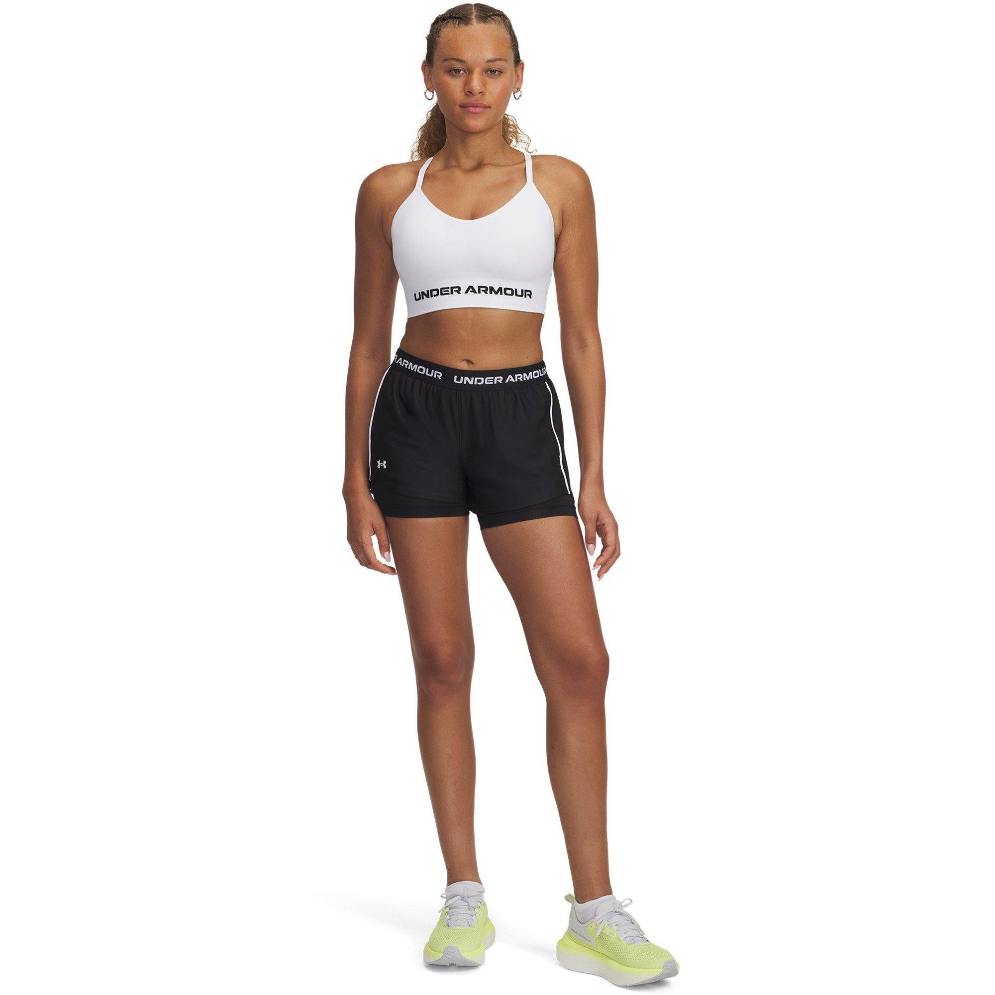 Zwart/Wit - Under Armour - Armour 2-in-1 Shorts Women' - 6