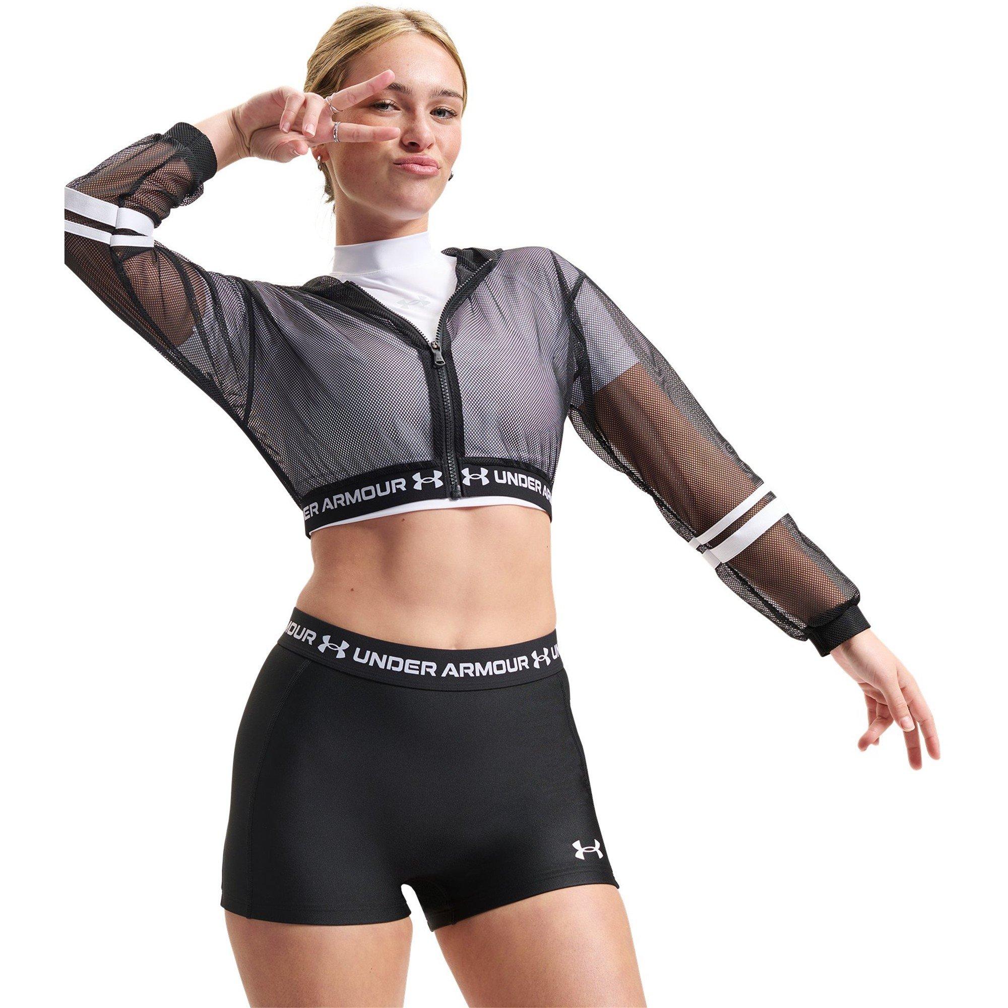 Black - Under Armour - Women's Heatgear Performance Gym Shorts - 9