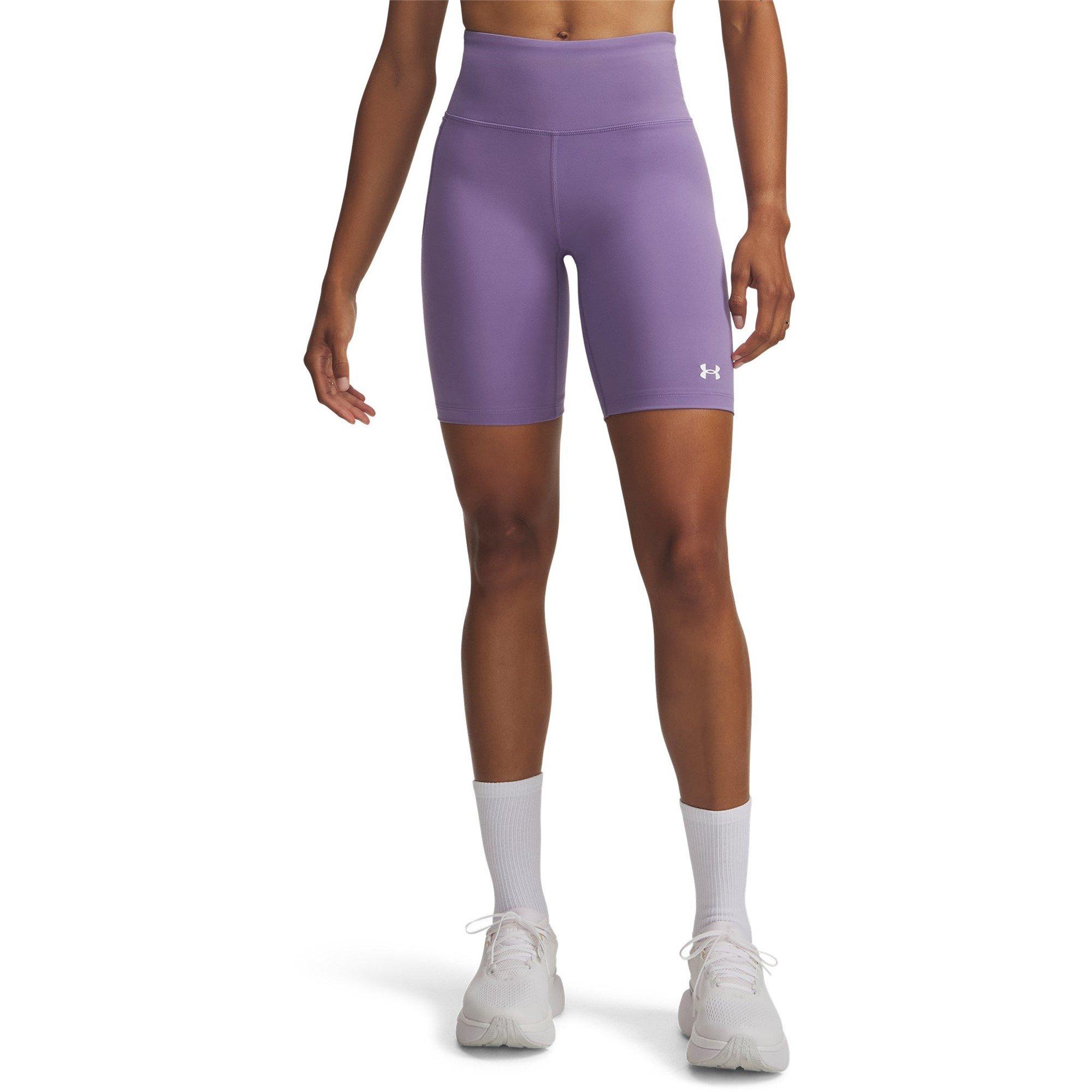Under Armour Women's Motion Performance Gym Shorts - Purple/White - 8 (XS)