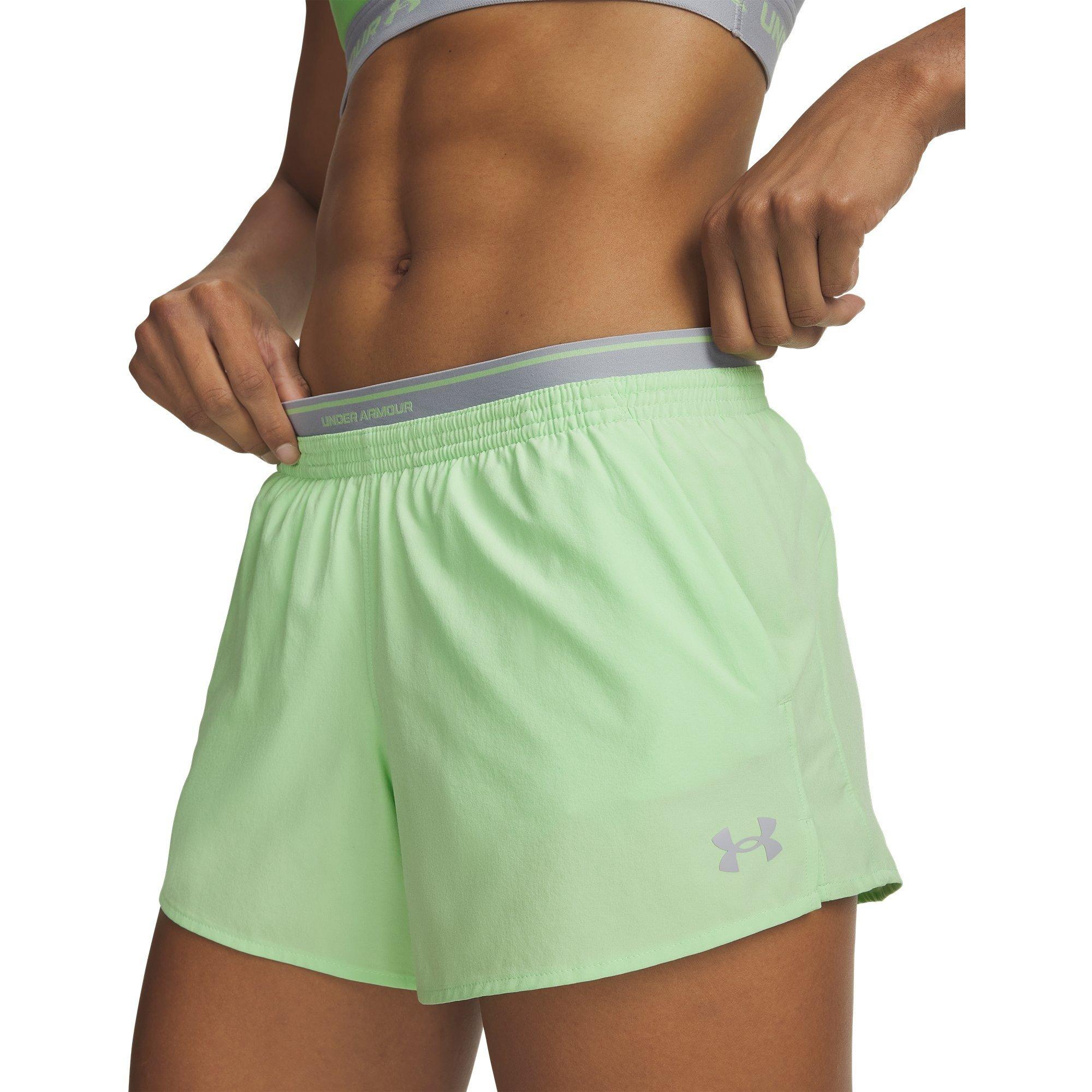Lime/Mod Grau - Under Armour - UA Vanish Wov Short Ld63 - 3