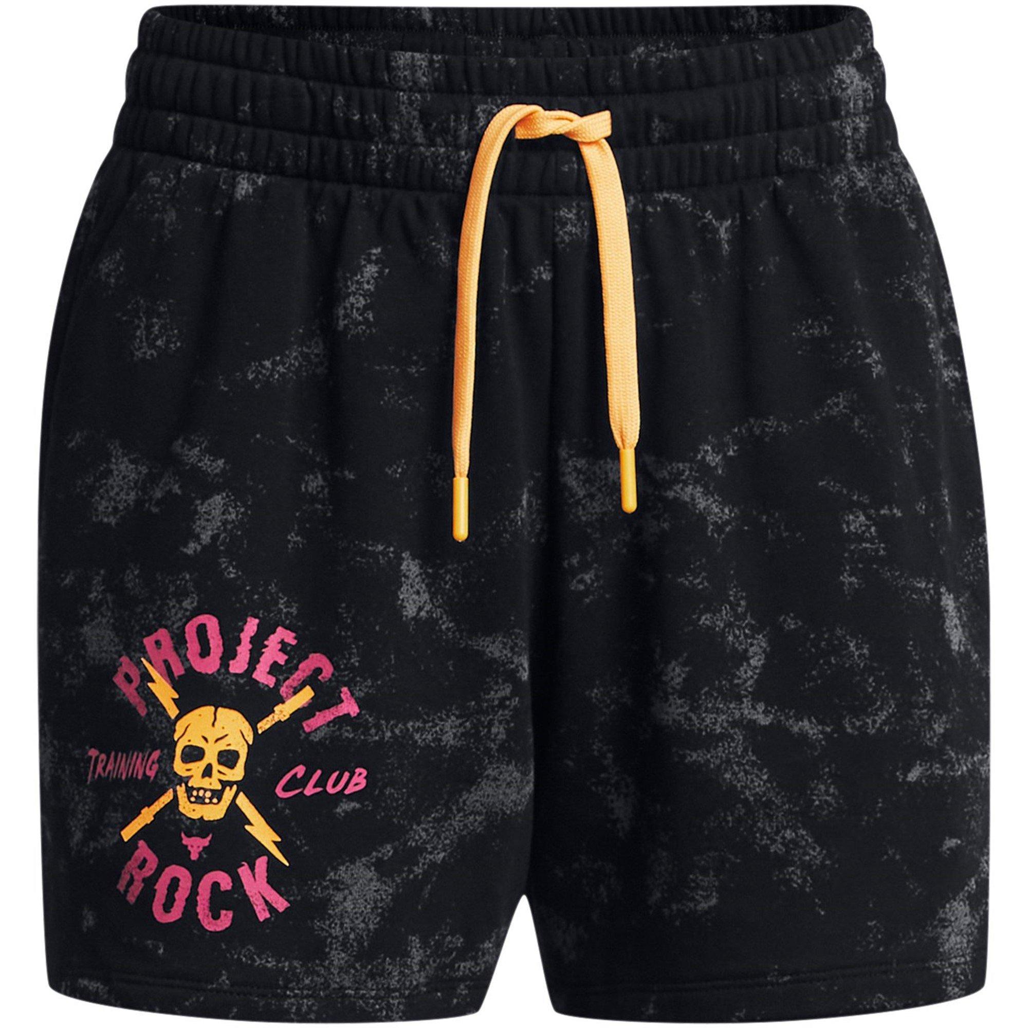 Under Armour Women's Performance Terry Gym Shorts - Black - 8 (XS)