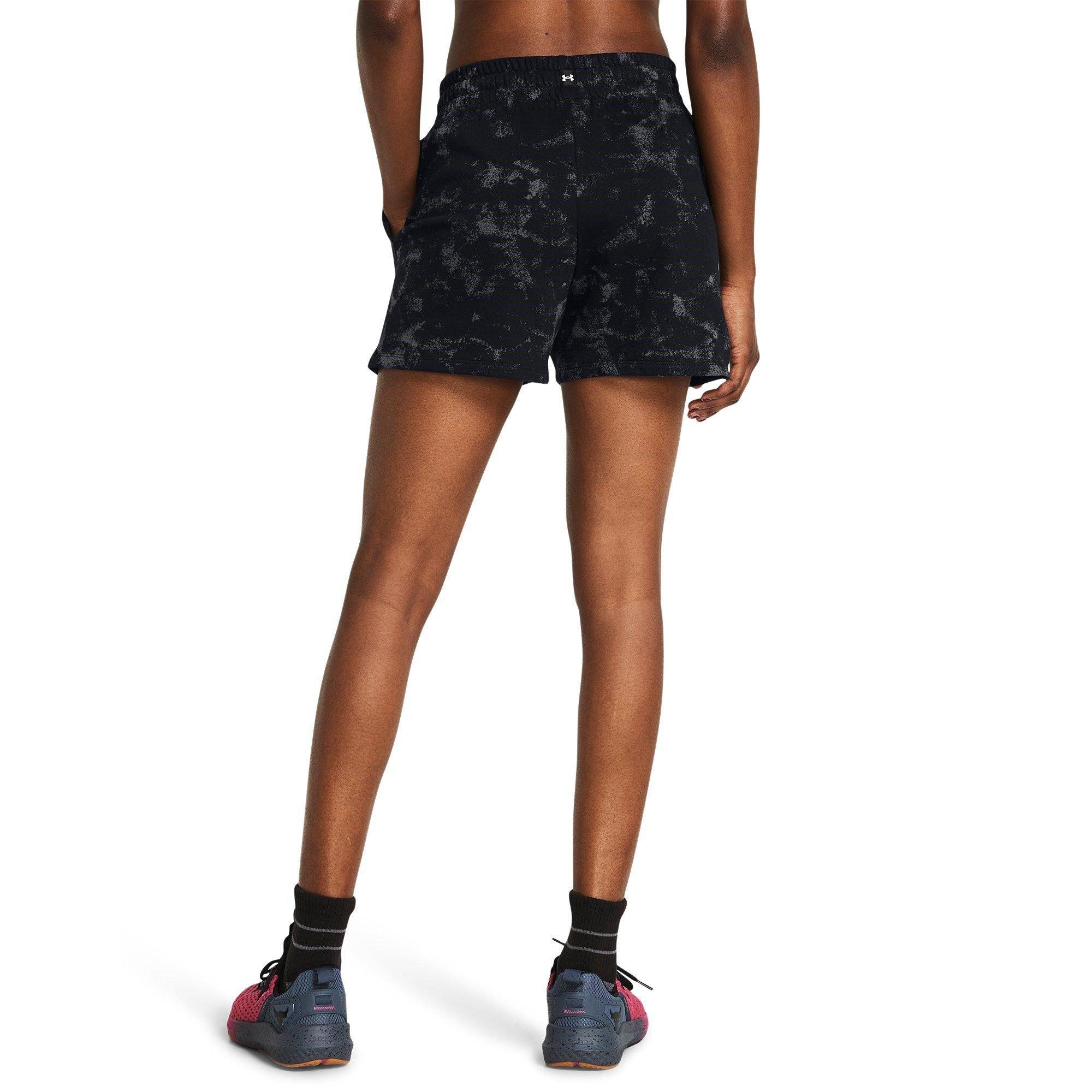 Black - Under Armour - Performance Terry Gym Shorts - 4