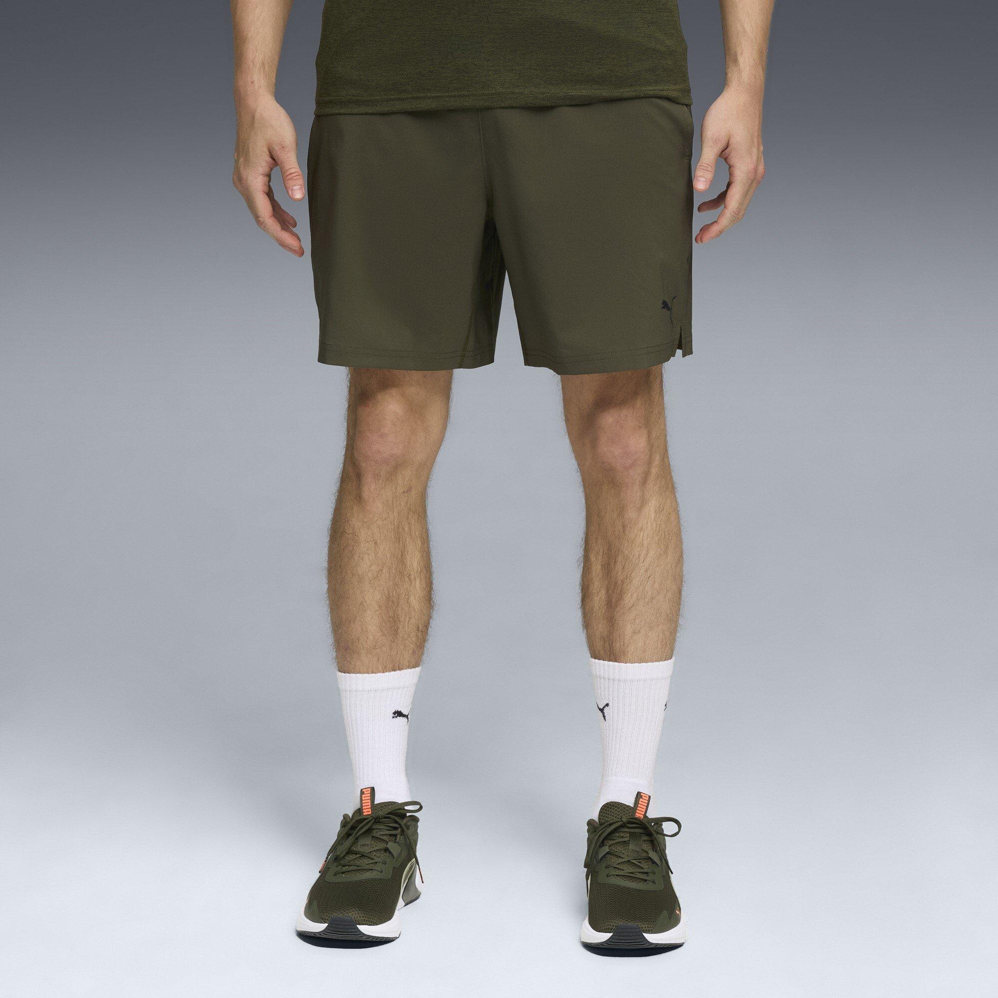 Dark Olive - Puma - Men's Performance Gym Shorts - 3