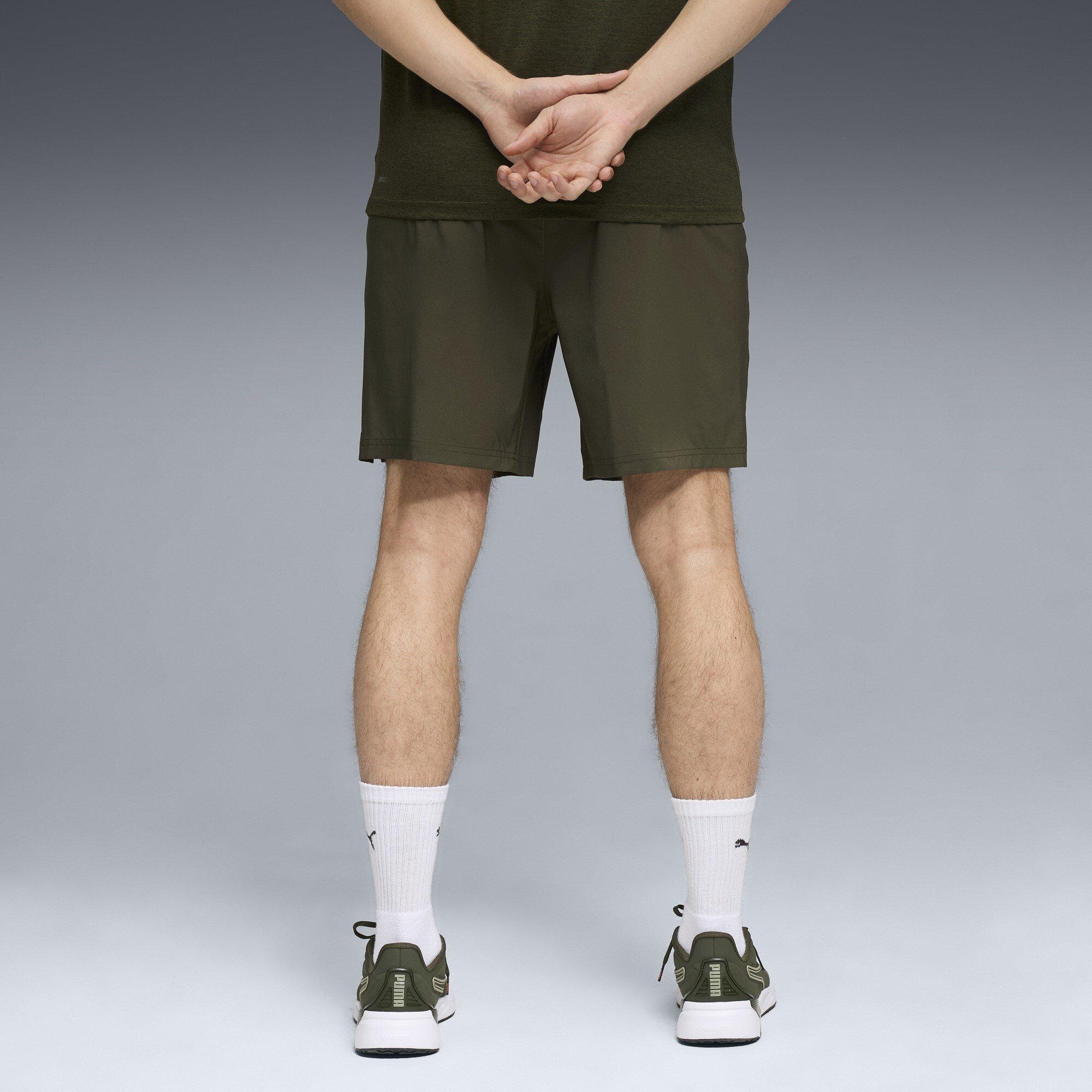 Dark Olive - Puma - Men's Performance Gym Shorts - 4