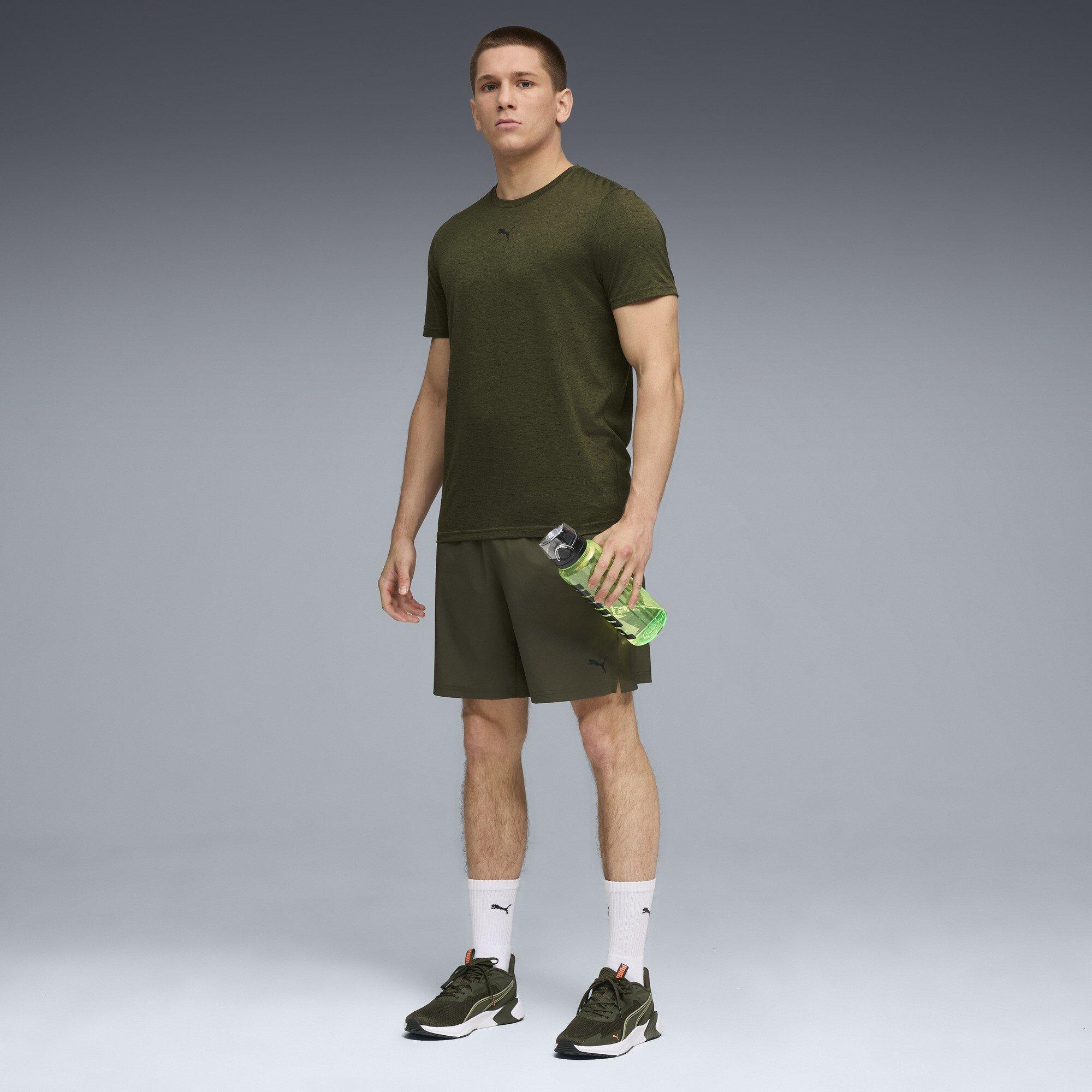 Dark Olive - Puma - Men's Performance Gym Shorts - 5