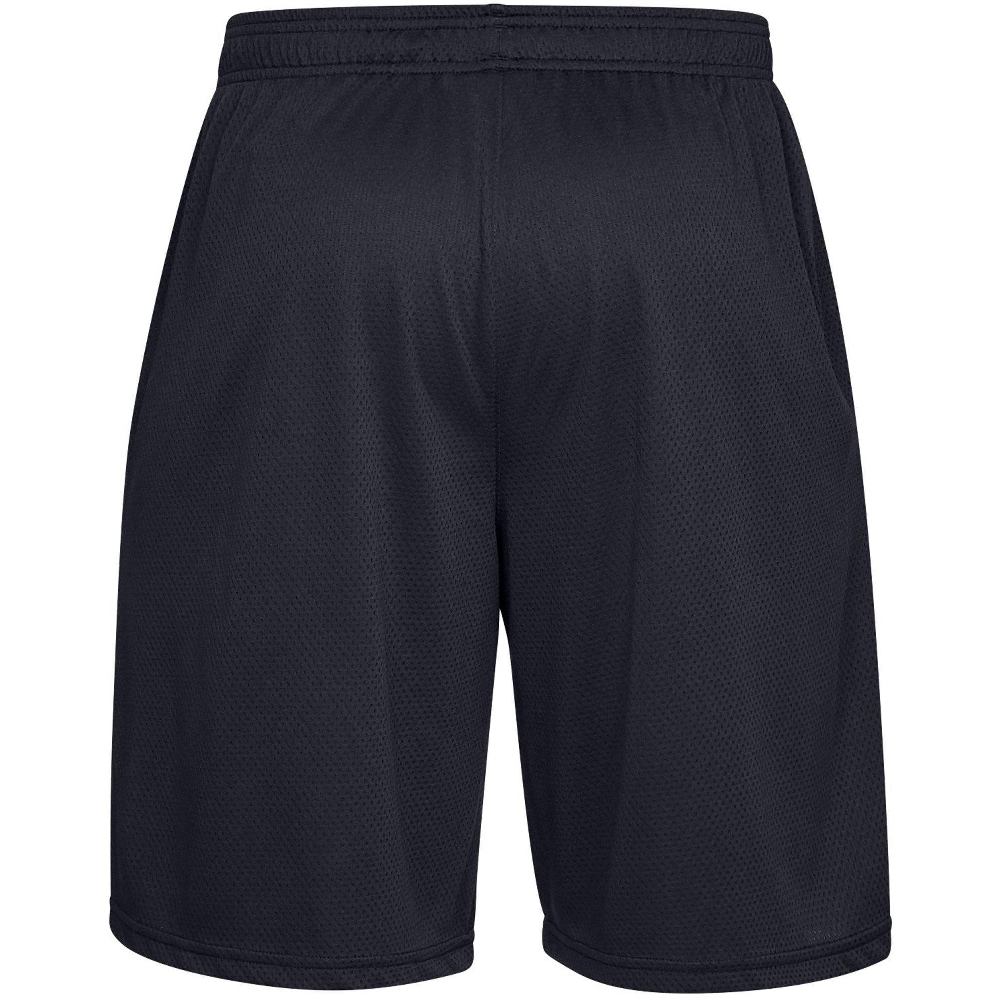 Black/Pt Gray - Under Armour - Tech Mesh Mens Performance Shorts - 2