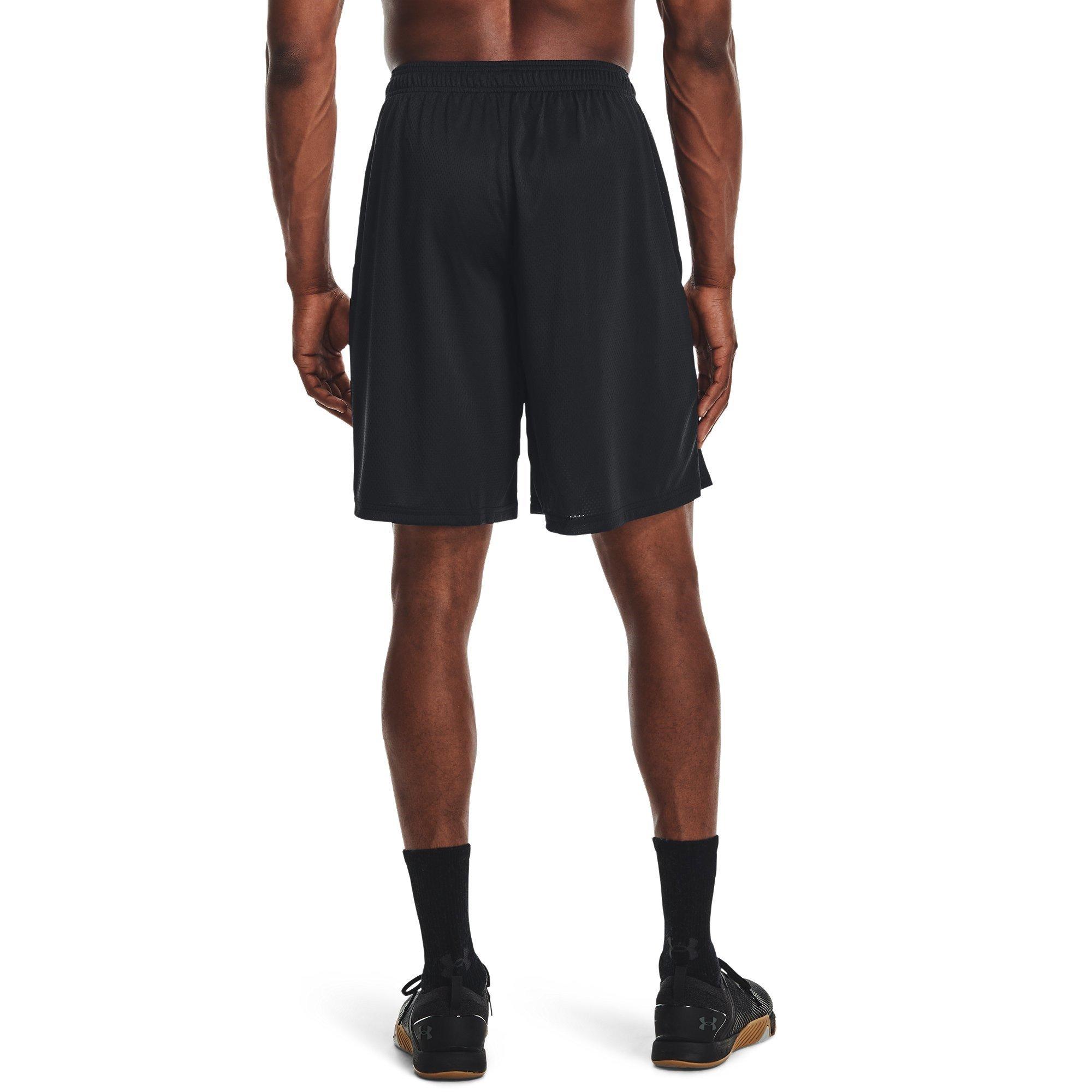 Black/Pt Gray - Under Armour - Tech Mesh Mens Performance Shorts - 4