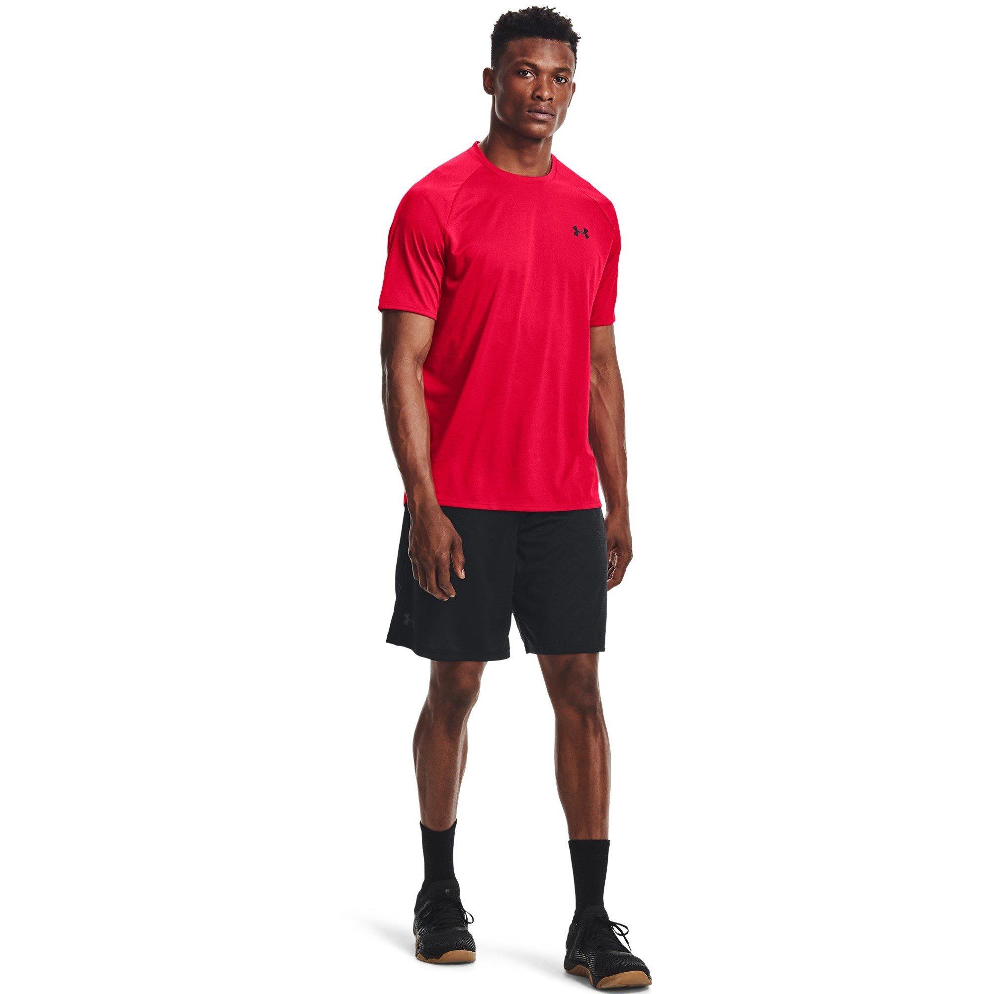 Black/Pt Gray - Under Armour - Tech Mesh Mens Performance Shorts - 7