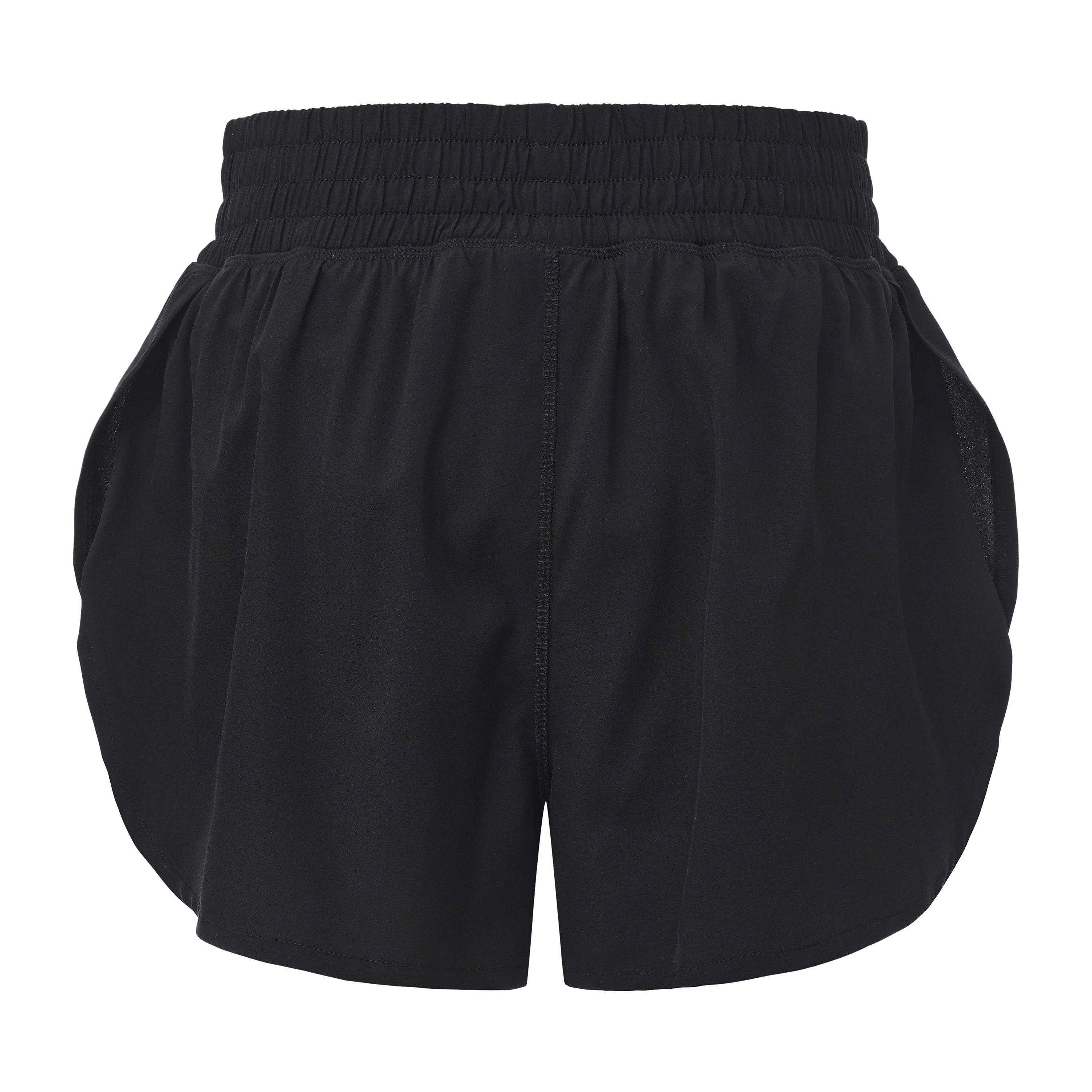 Black - LA Gear - LA Gear Essential High-Waisted 2-in-1 Running Shorts Womens - 3