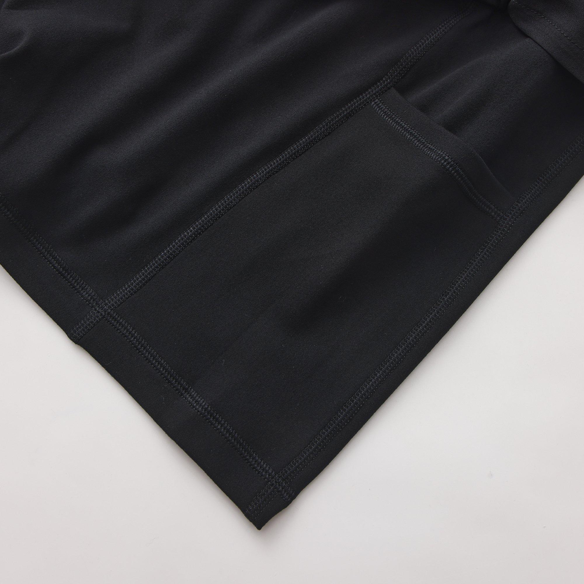 Black - LA Gear - LA Gear Essential High-Waisted 2-in-1 Running Shorts Womens - 6
