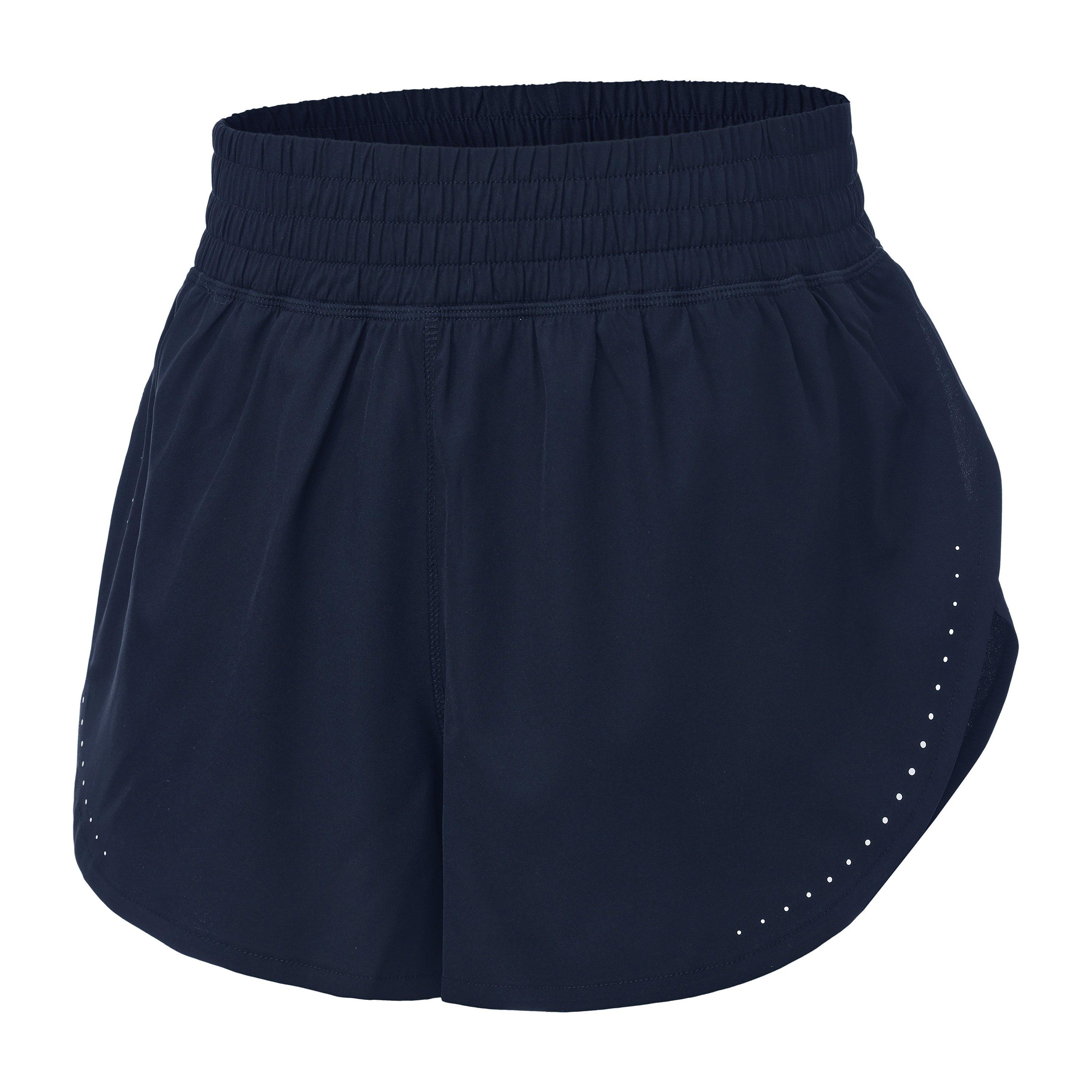 Blue - LA Gear - LA Gear Essential High-Waisted 2-in-1 Running Shorts Womens - 2