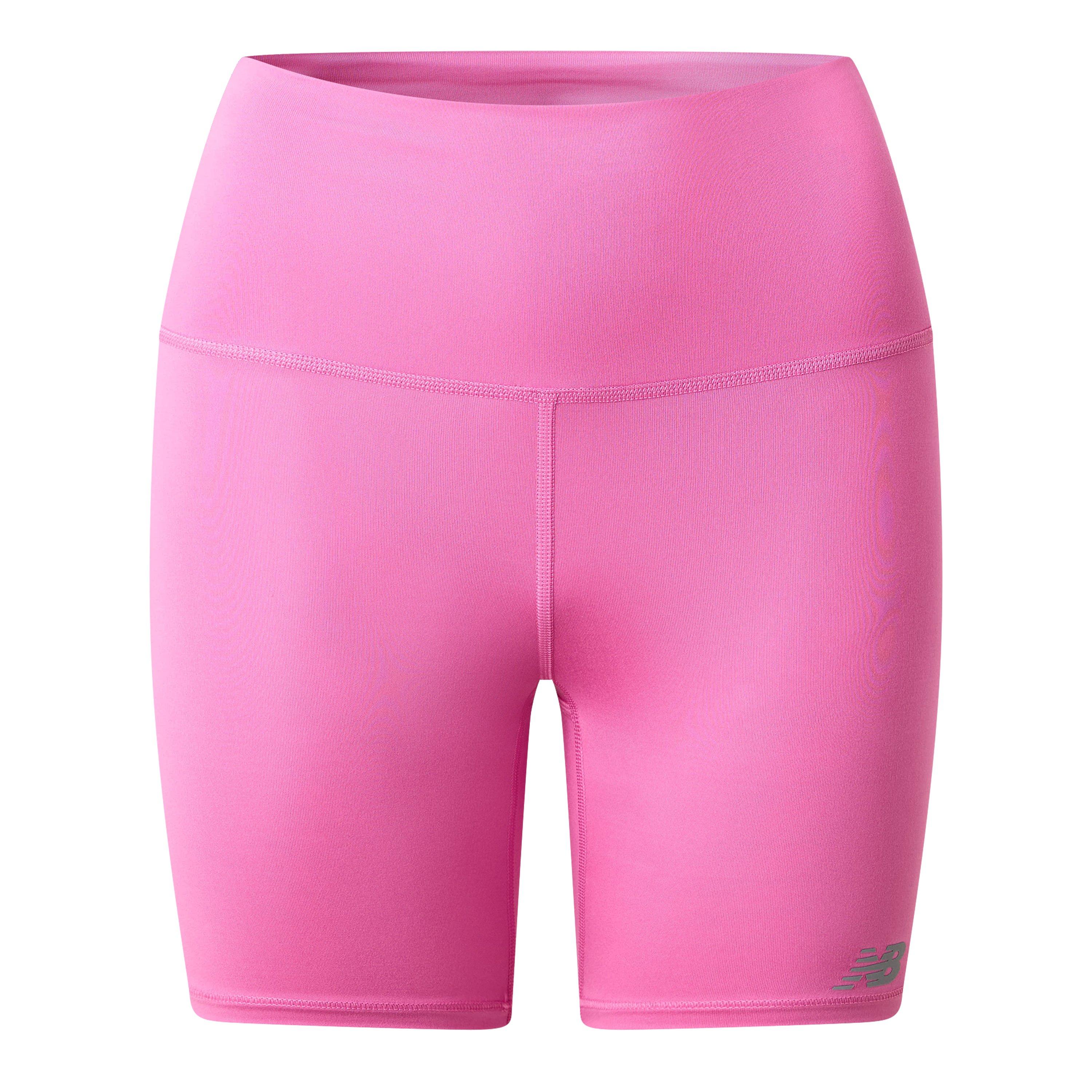 Pink - New Balance - Women's Performance Gym Shorts - 1