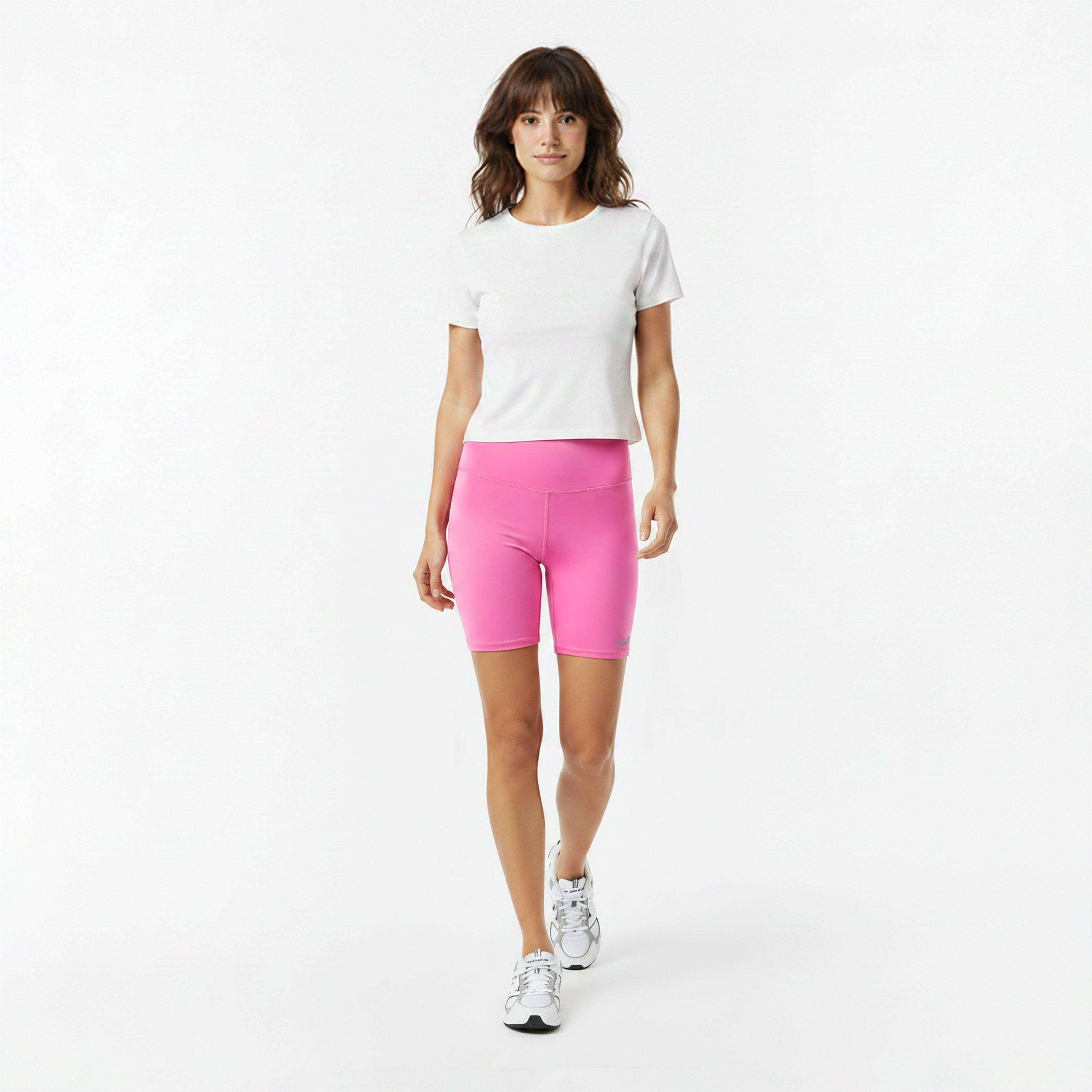 Pink - New Balance - Women's Performance Gym Shorts - 5