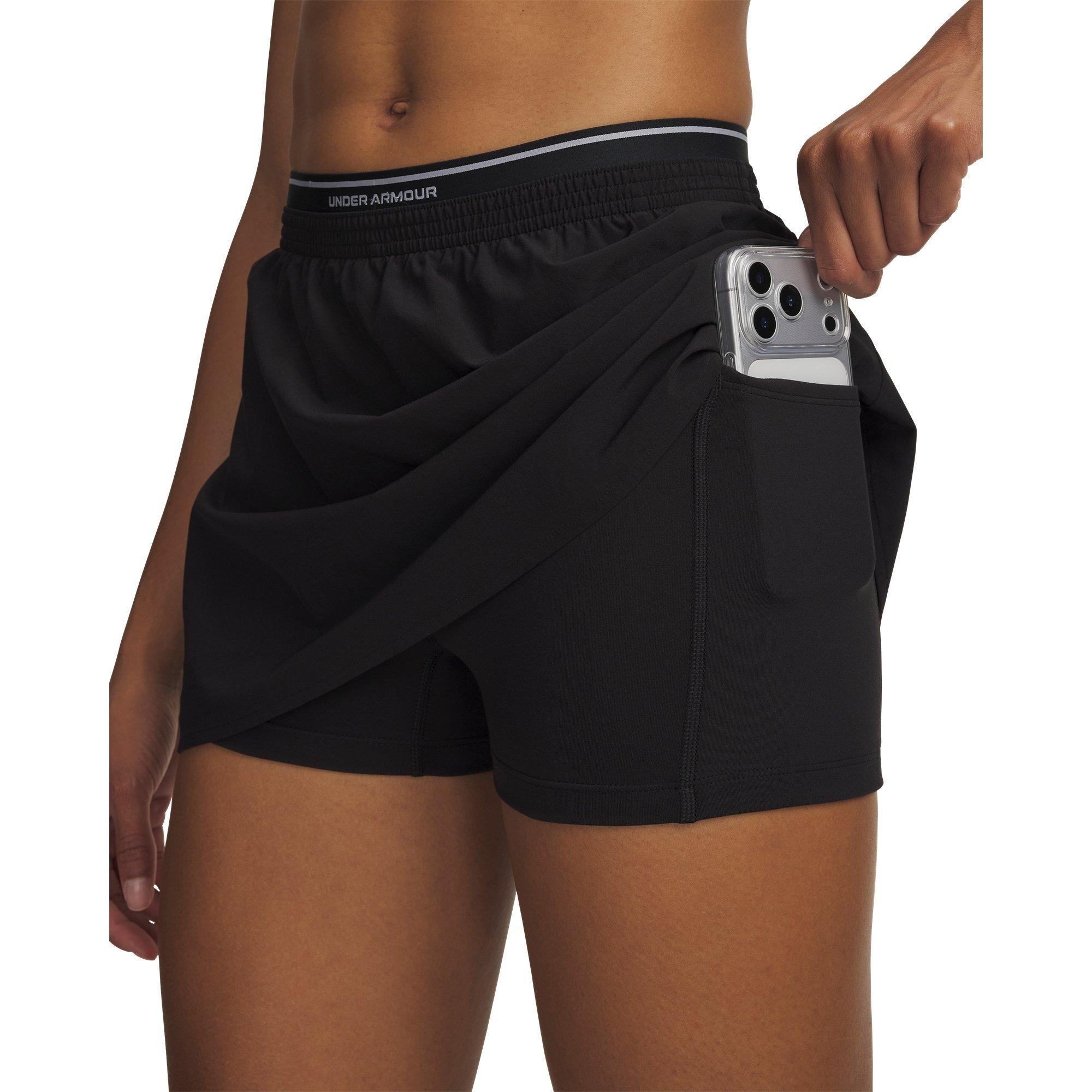 Black/Grey - Under Armour - Woven Skort Ld63 - 3