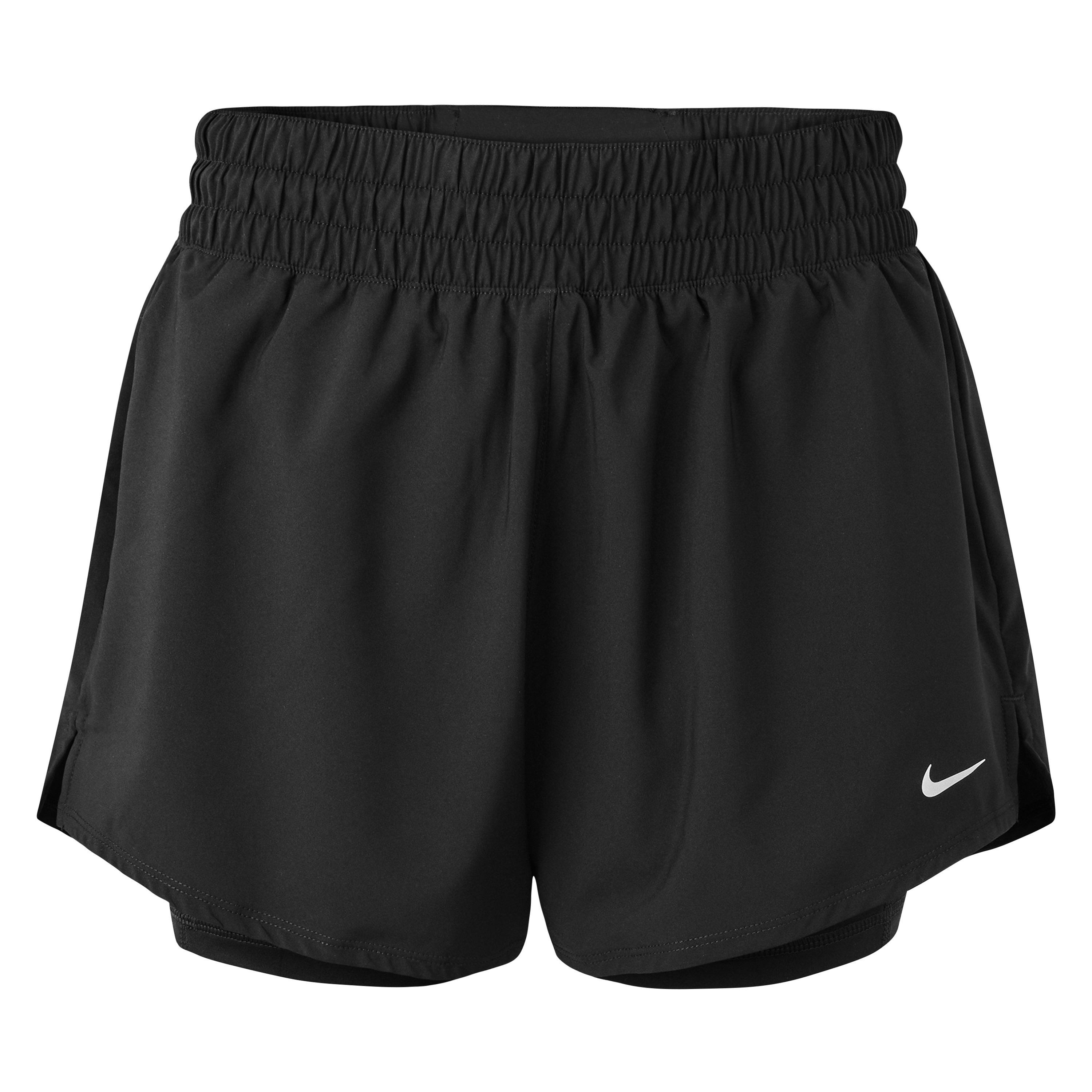 Black - Nike - Womens Pro Flex 2-in-1 Shorts - 1