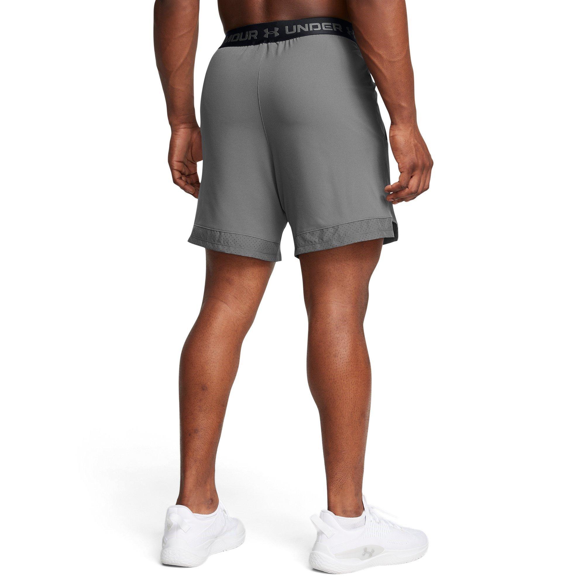 Castlerock/Blk - Under Armour - Men's Vanish Performance Gym Shorts - 3