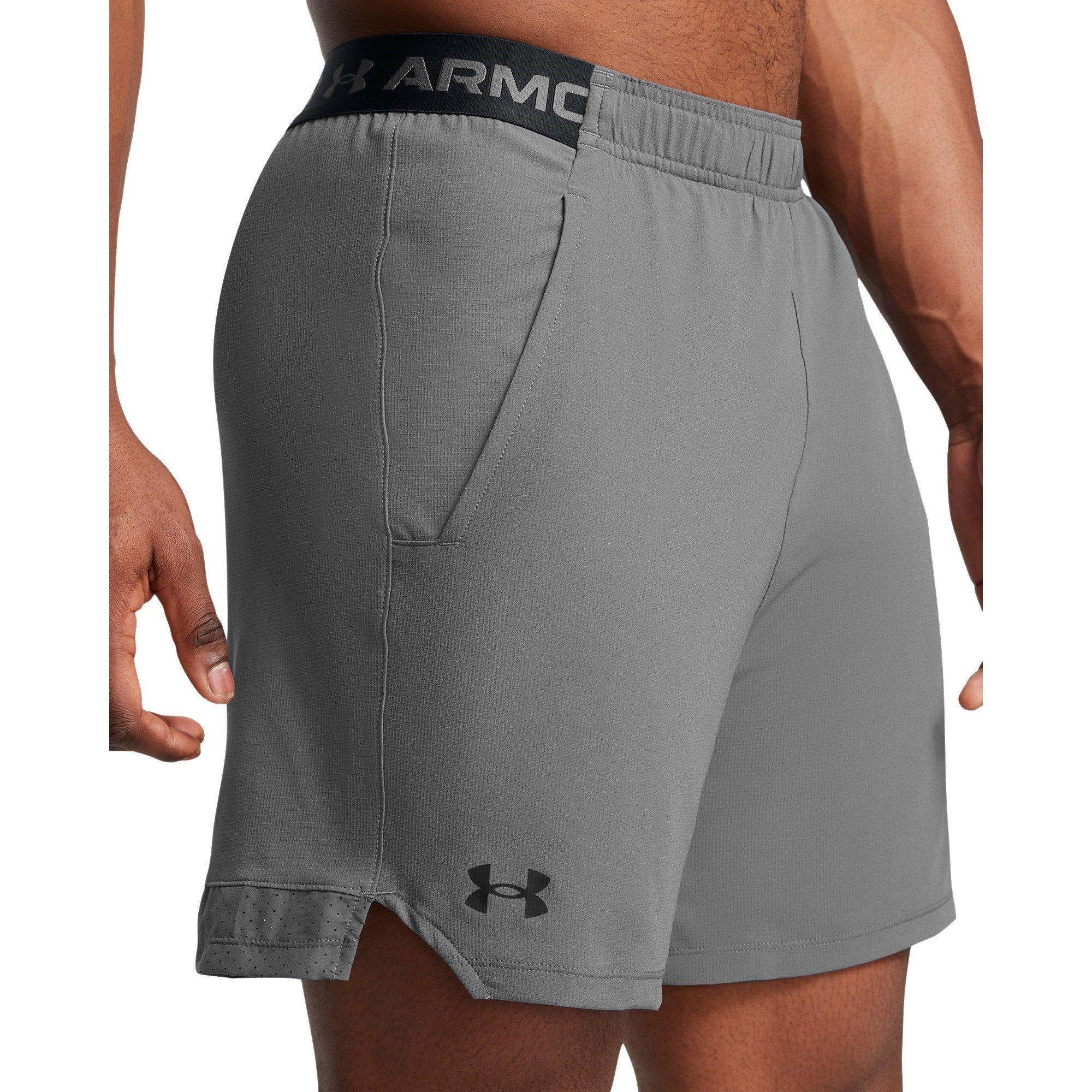 Castlerock/Blk - Under Armour - Men's Vanish Performance Gym Shorts - 5