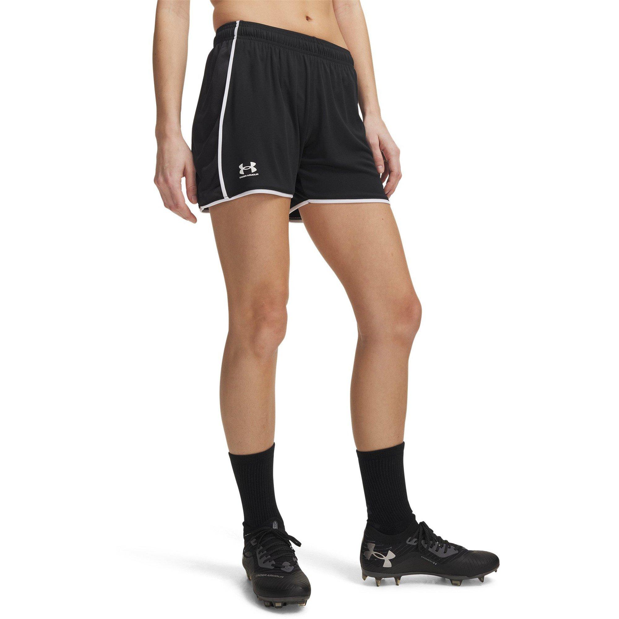 Black/White - Under Armour - Women's Performance Gym Shorts - 1