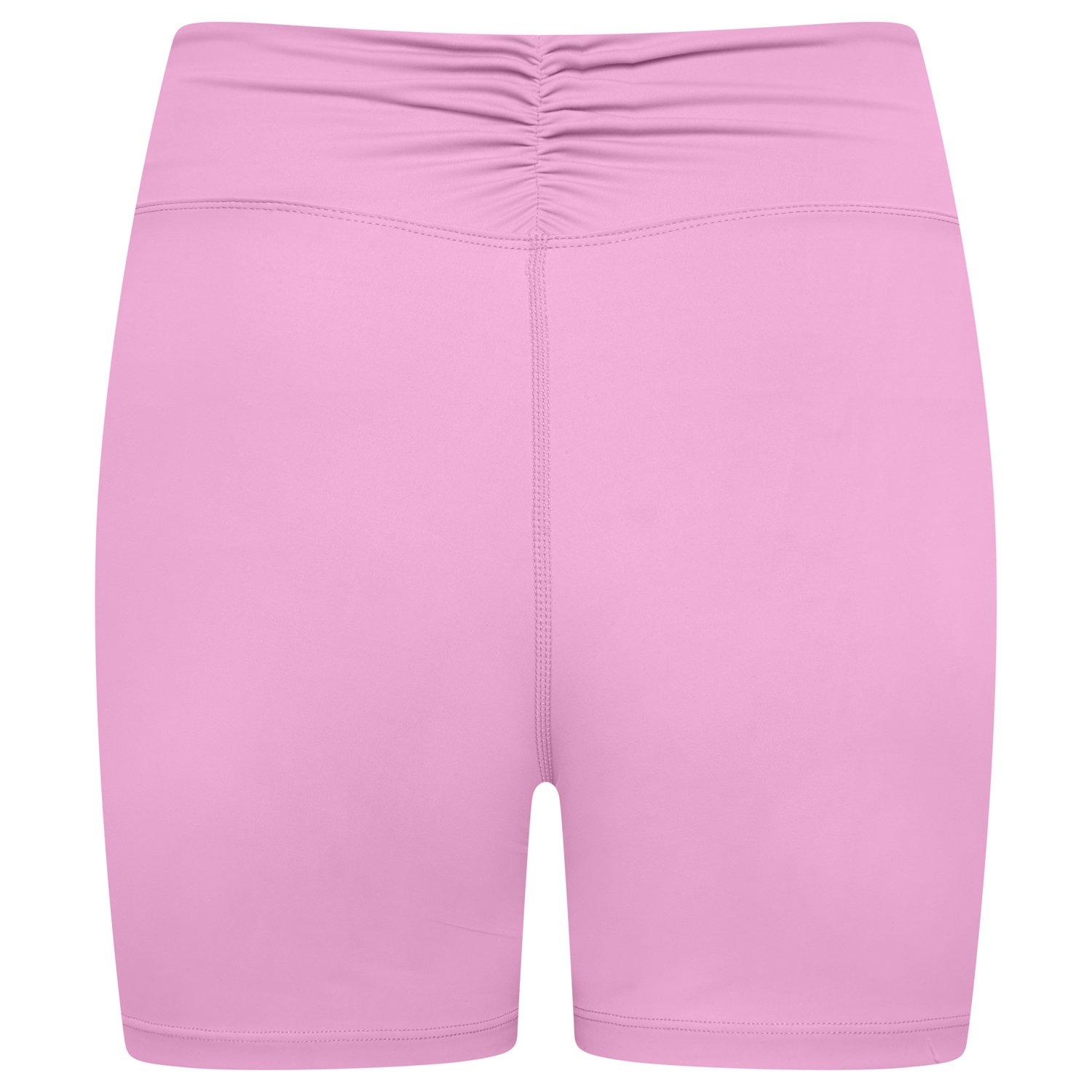 Pink - Gym King - Womens Scrunch Performance Gym Shorts - 4
