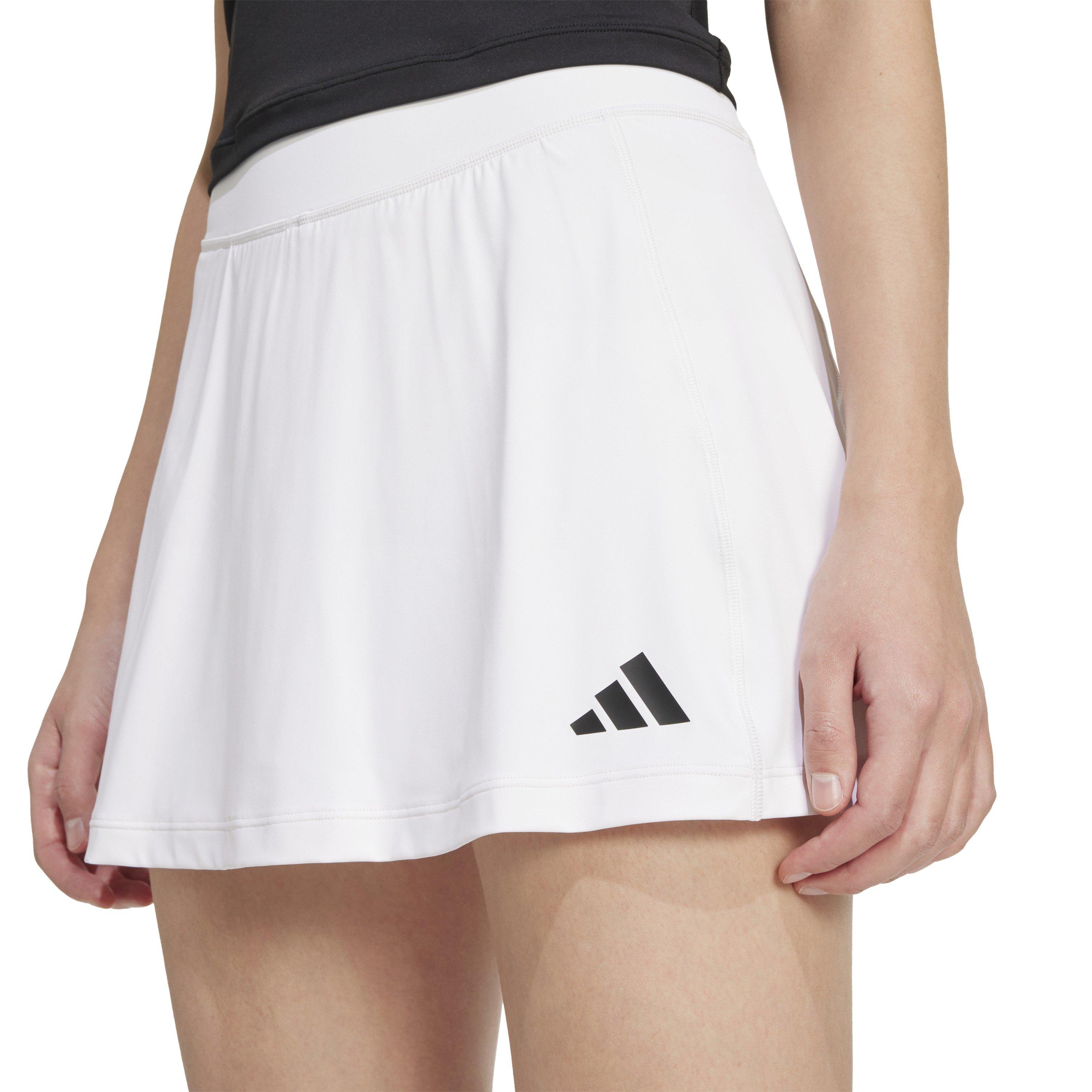 White - adidas - Women's Performance Gym Shorts - 4