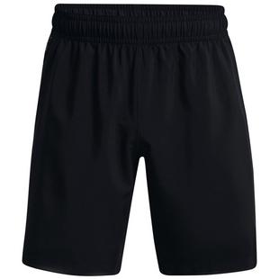 Black/White - Under Armour - Woven Graphic Mens Performance Shorts - 1