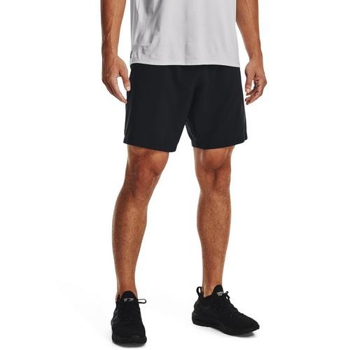 Black/White - Under Armour - Woven Graphic Mens Performance Shorts - 2