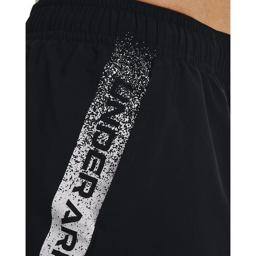 Black/White - Under Armour - Woven Graphic Mens Performance Shorts - 5