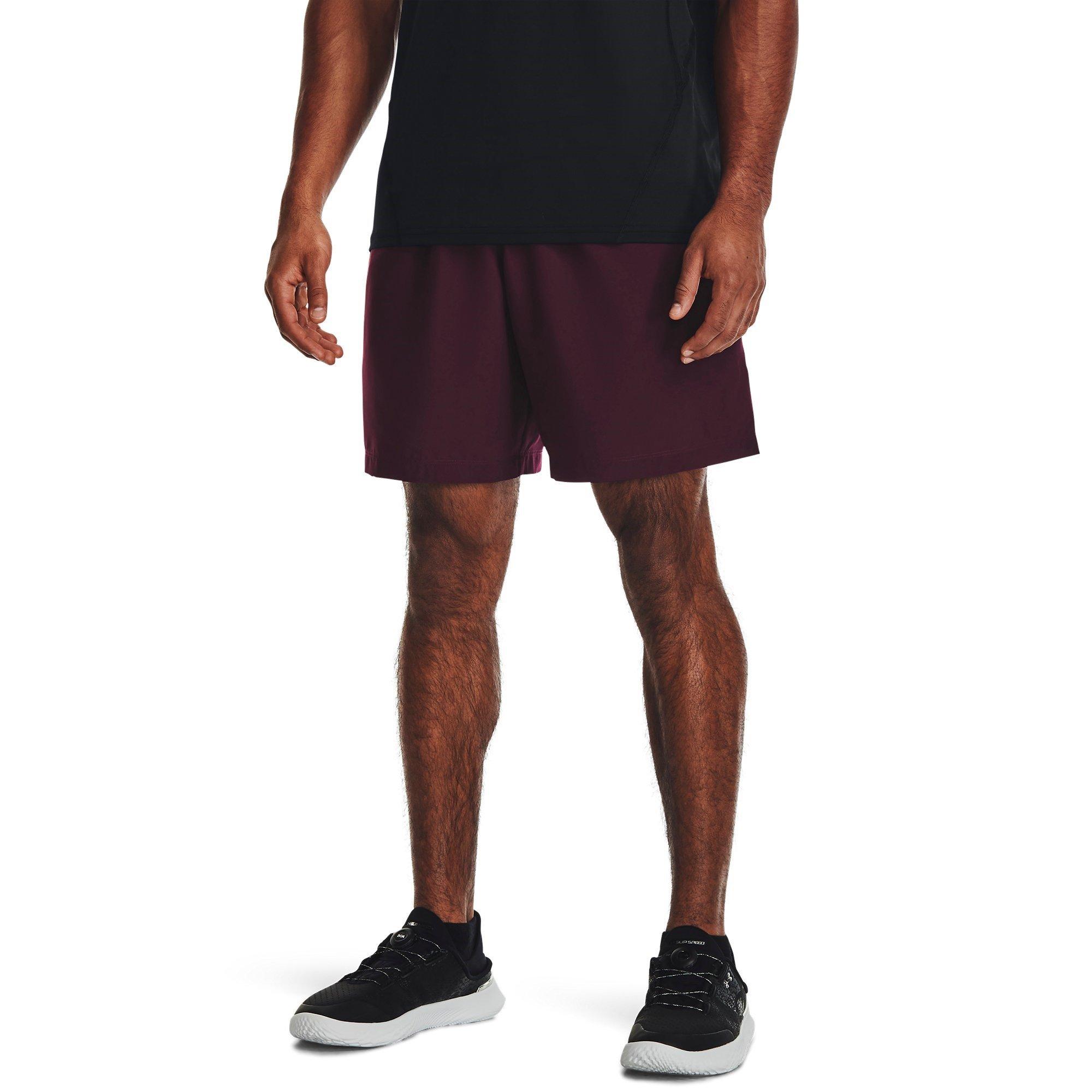 Maroon/Beta - Under Armour - Under Woven Graphic Mens Performance Shorts - 3