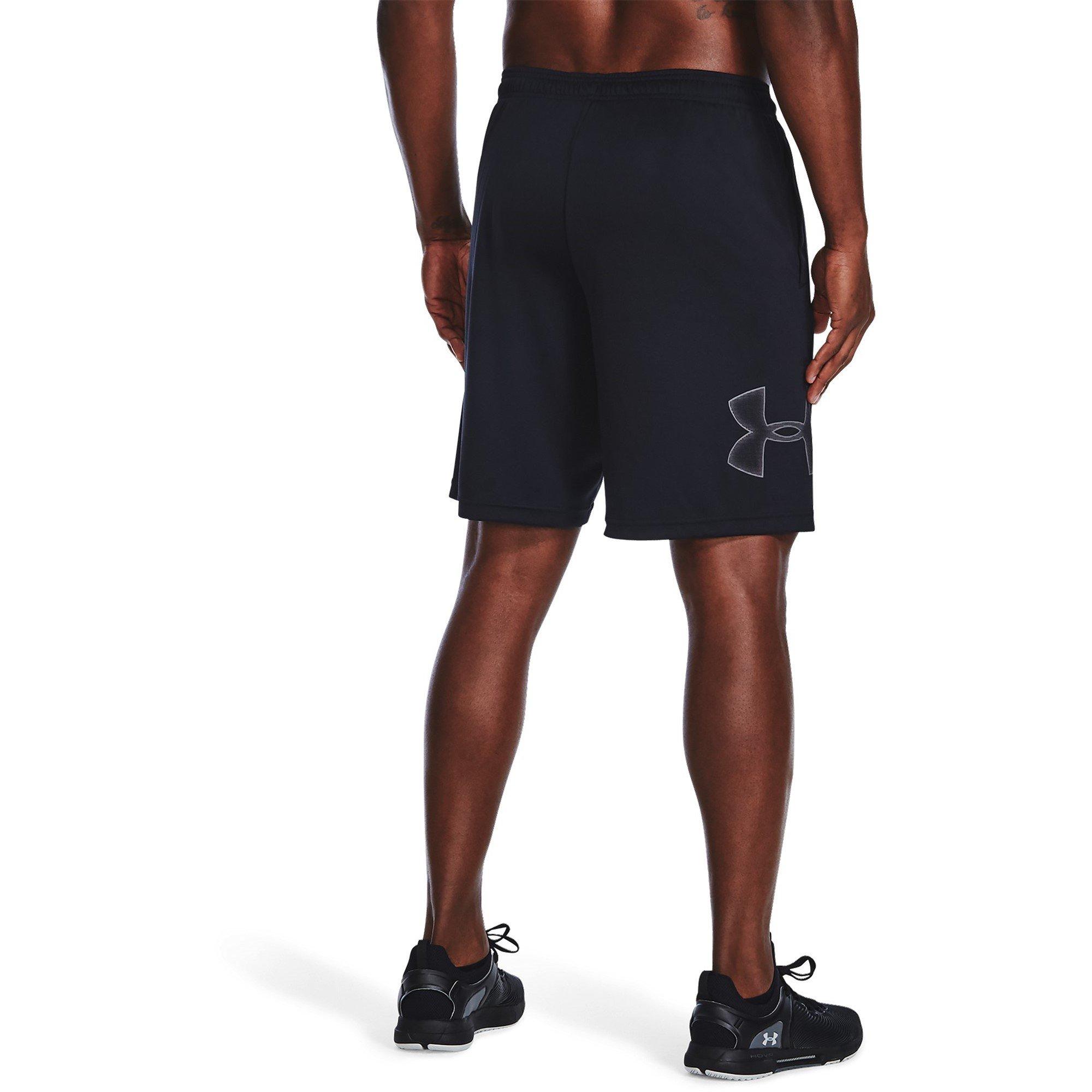 Black/Graphite - Under Armour - Under Tech Graphic Mens Shorts - 4