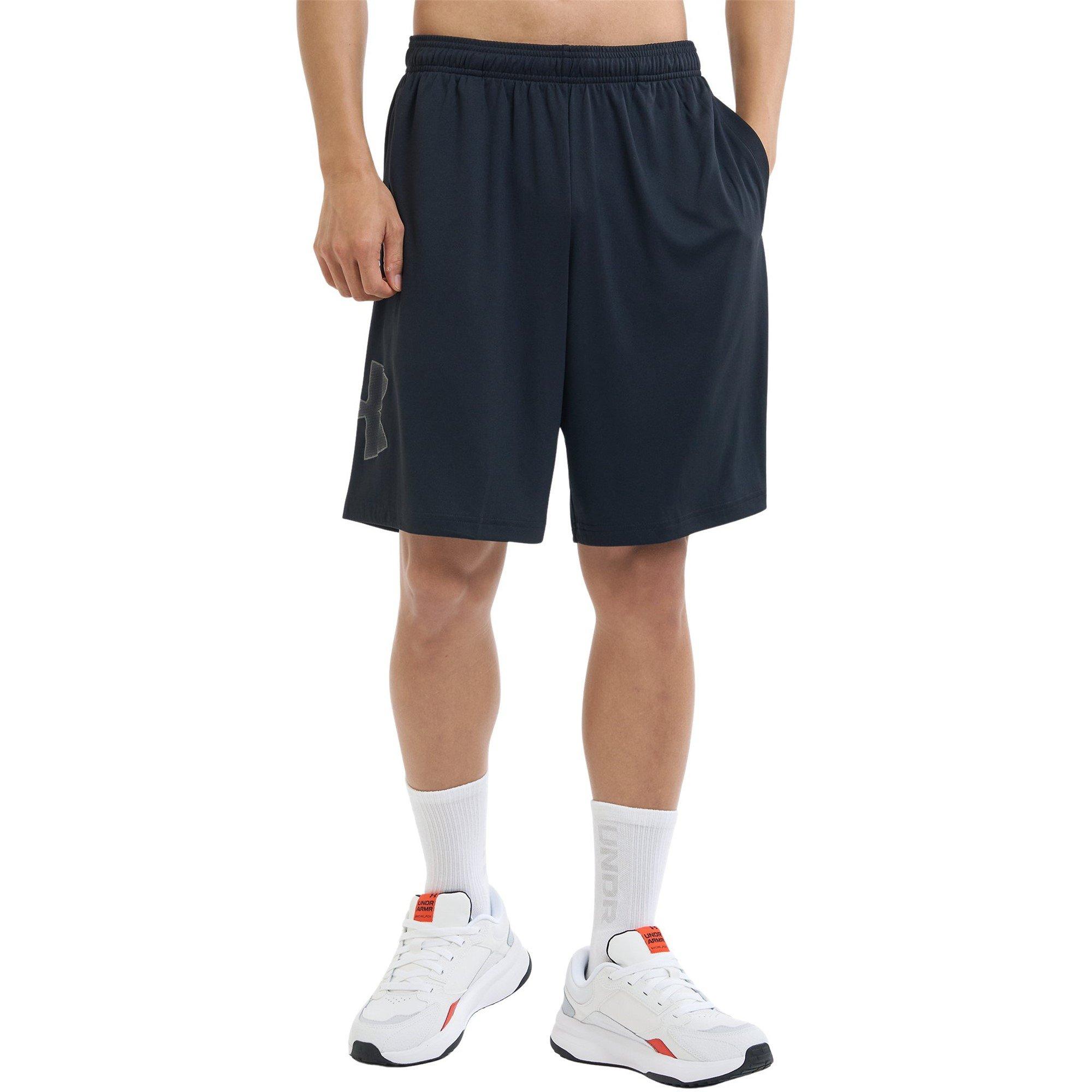 Black/Graphite - Under Armour - Under Tech Graphic Mens Shorts - 5